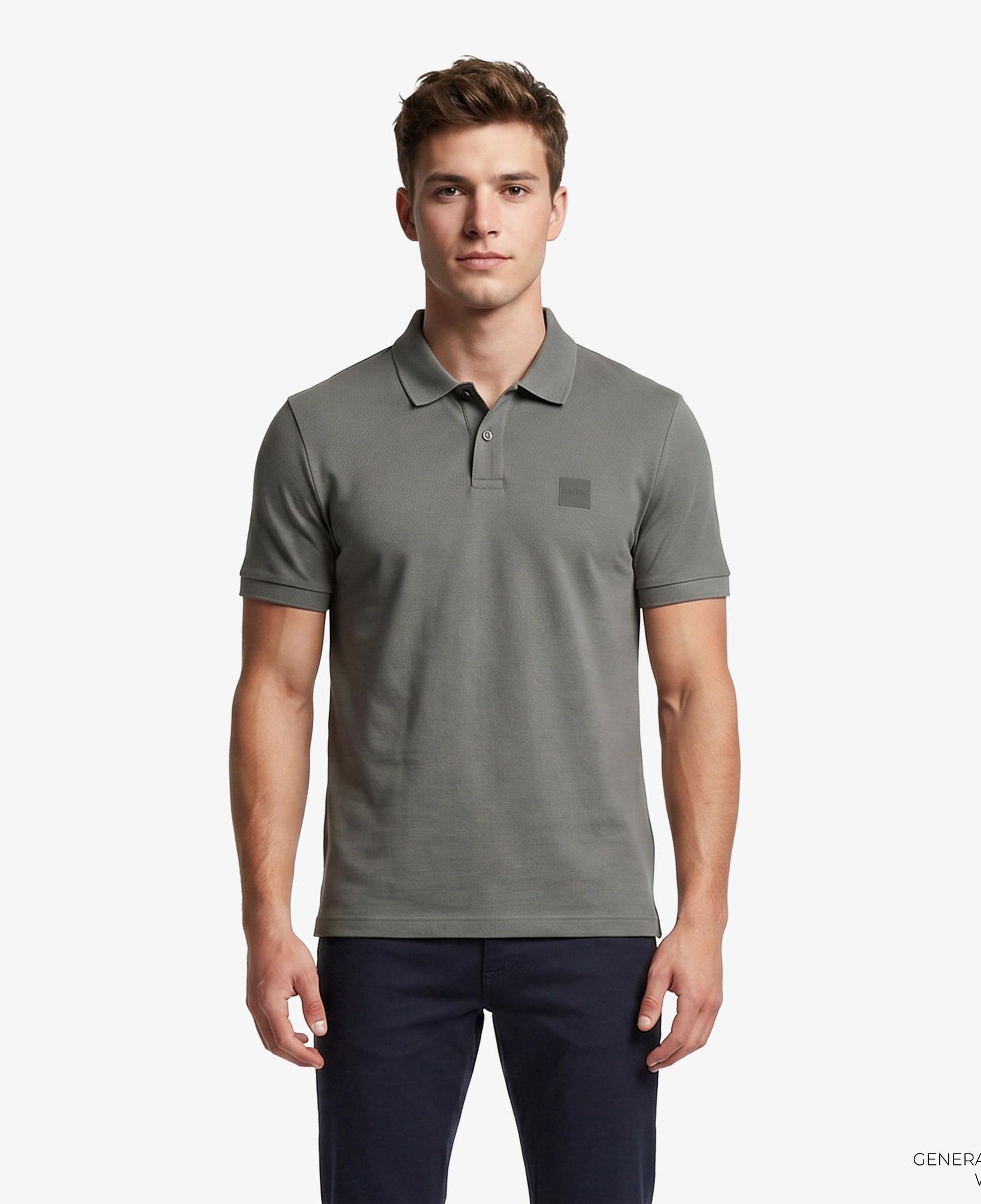 Boss Passenger Erkek Gri Polo