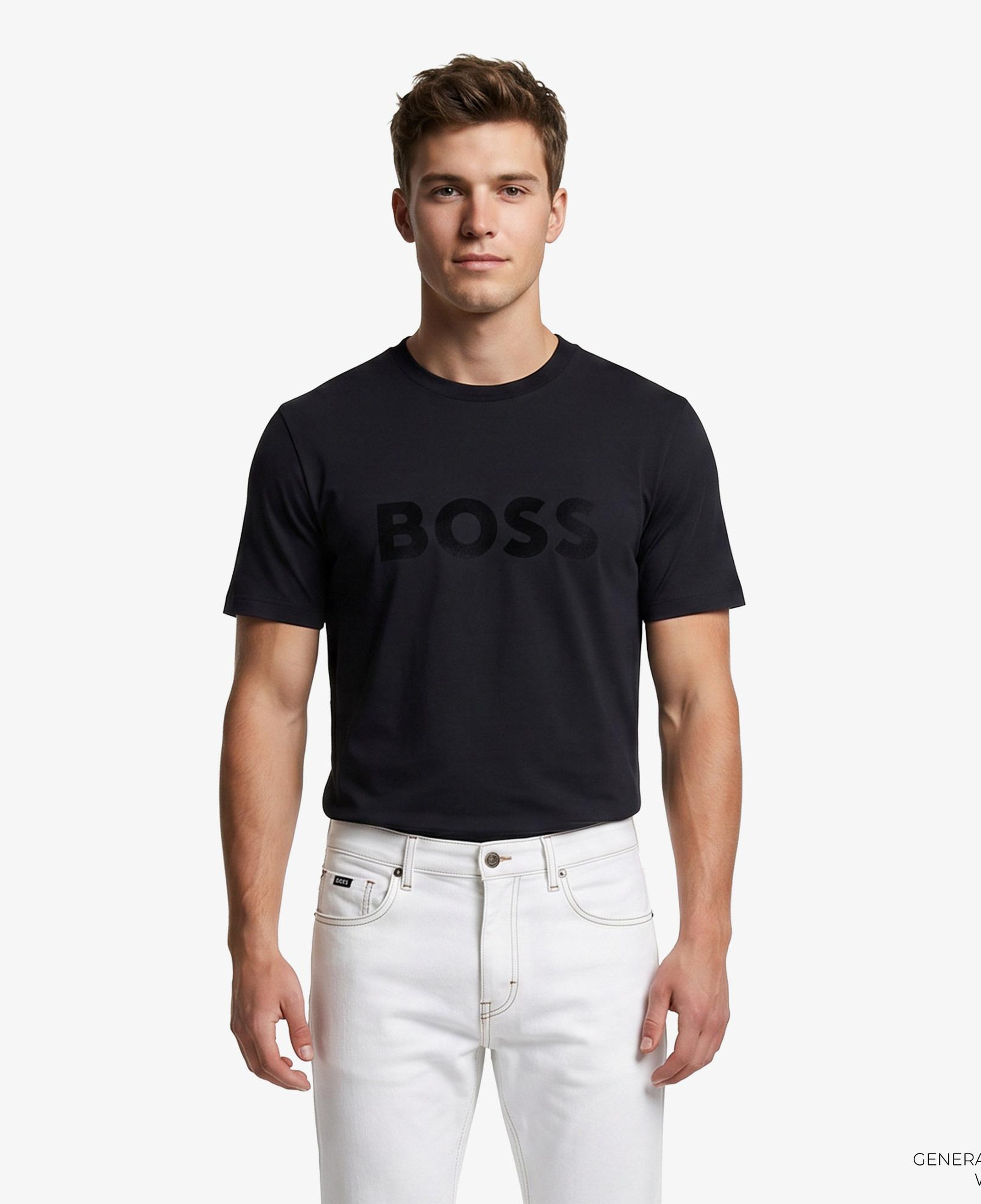 Boss Iconic Logo Erkek Lacivert T-Shirt