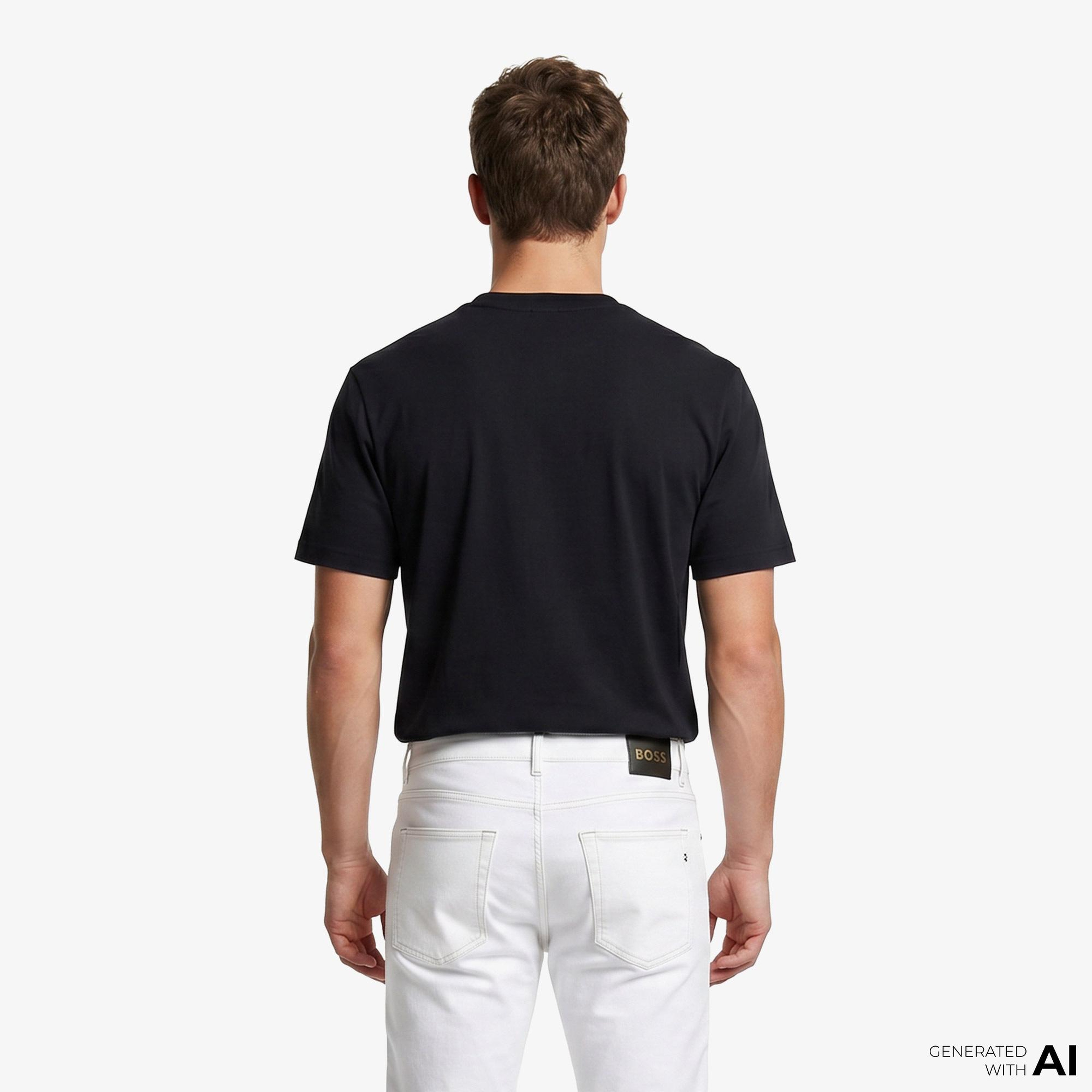 Boss Iconic Logo Erkek Lacivert T-Shirt