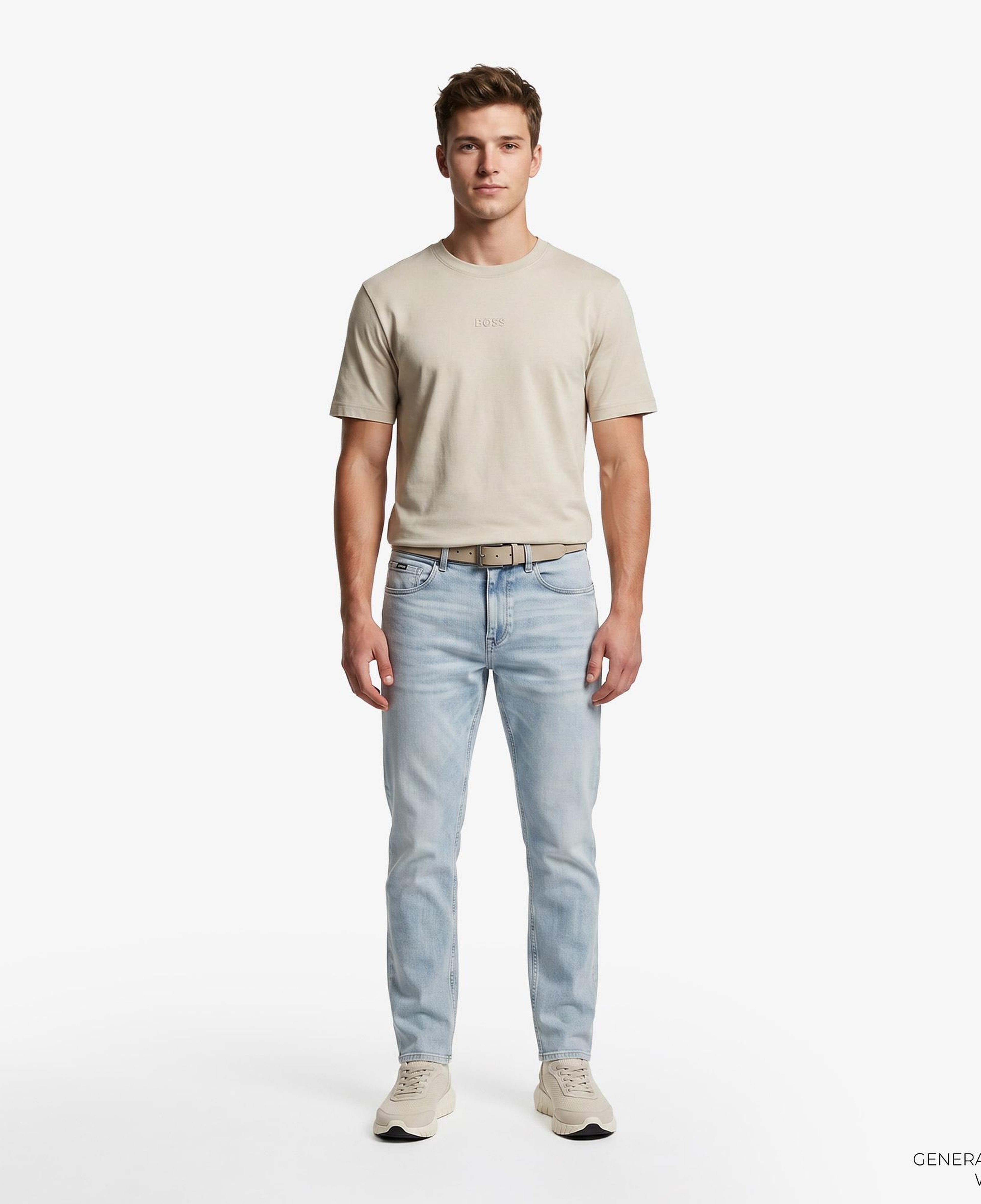 Boss Erkek Bej T-Shirt