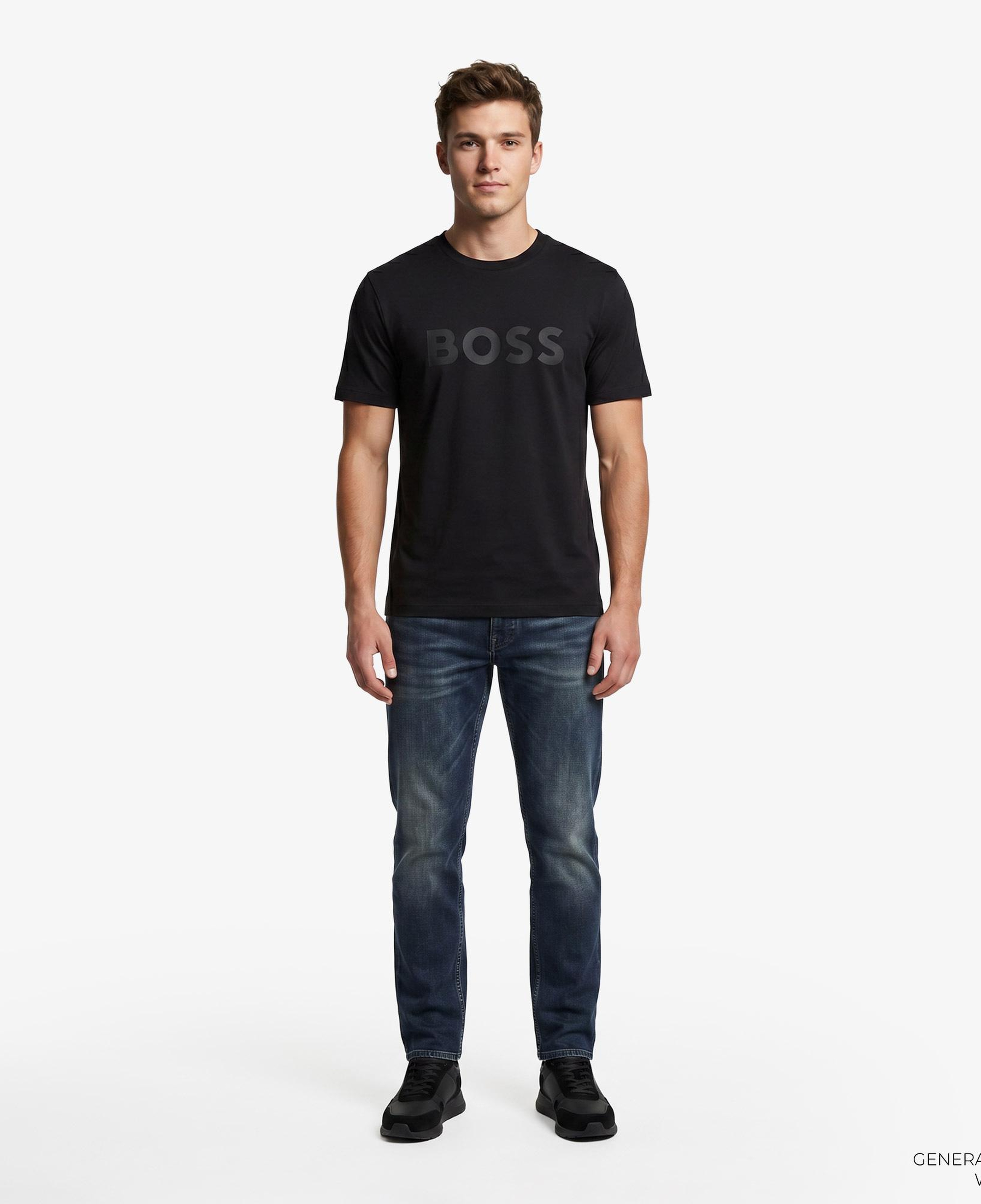Boss Iconic Logo Erkek Siyah T-Shirt