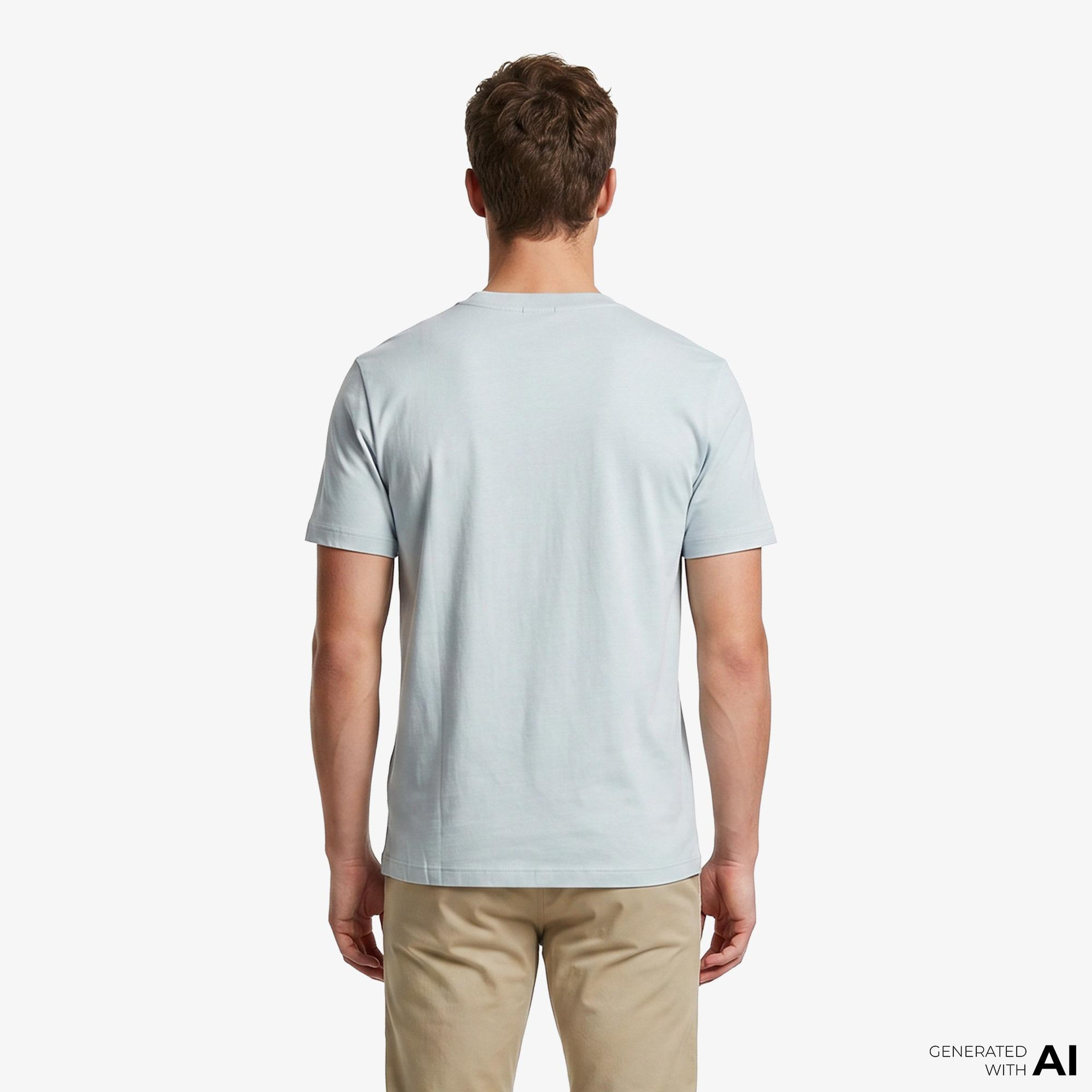 Boss Erkek Mavi T-Shirt