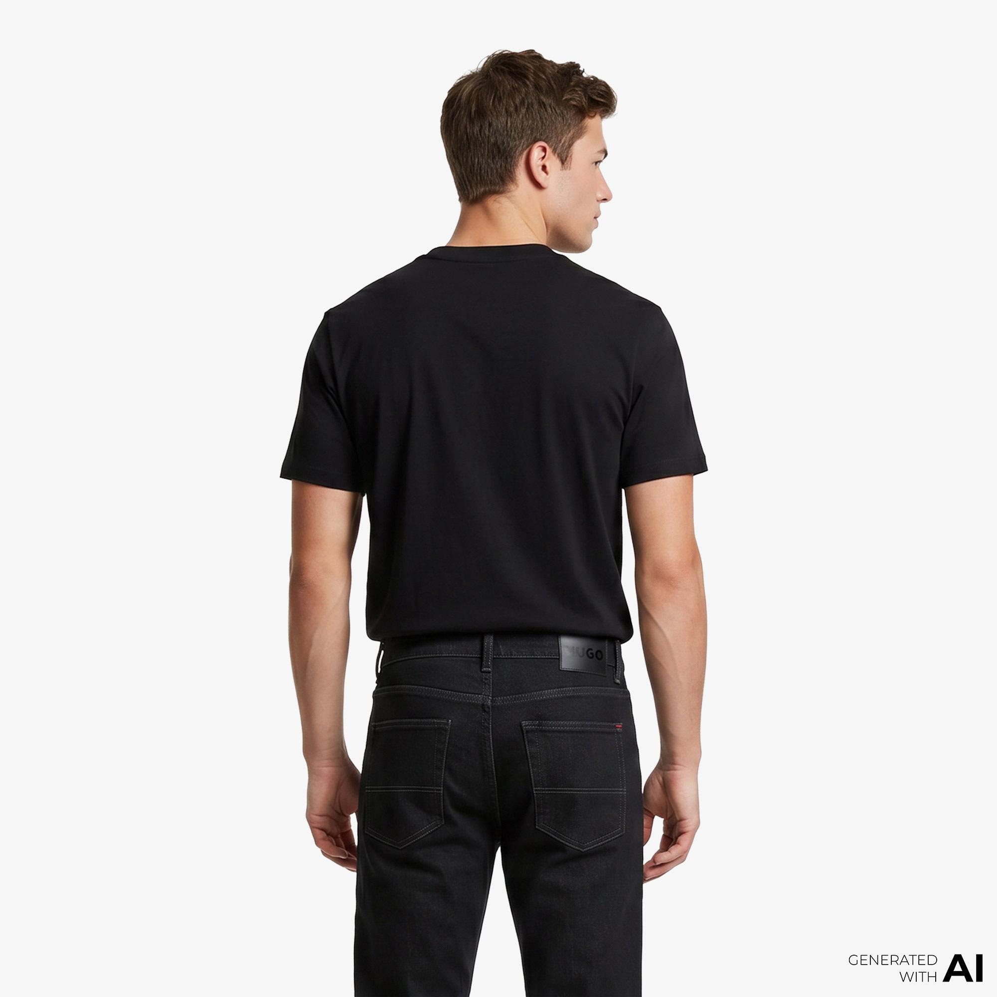 Hugo Deyss Erkek Siyah T-Shirt