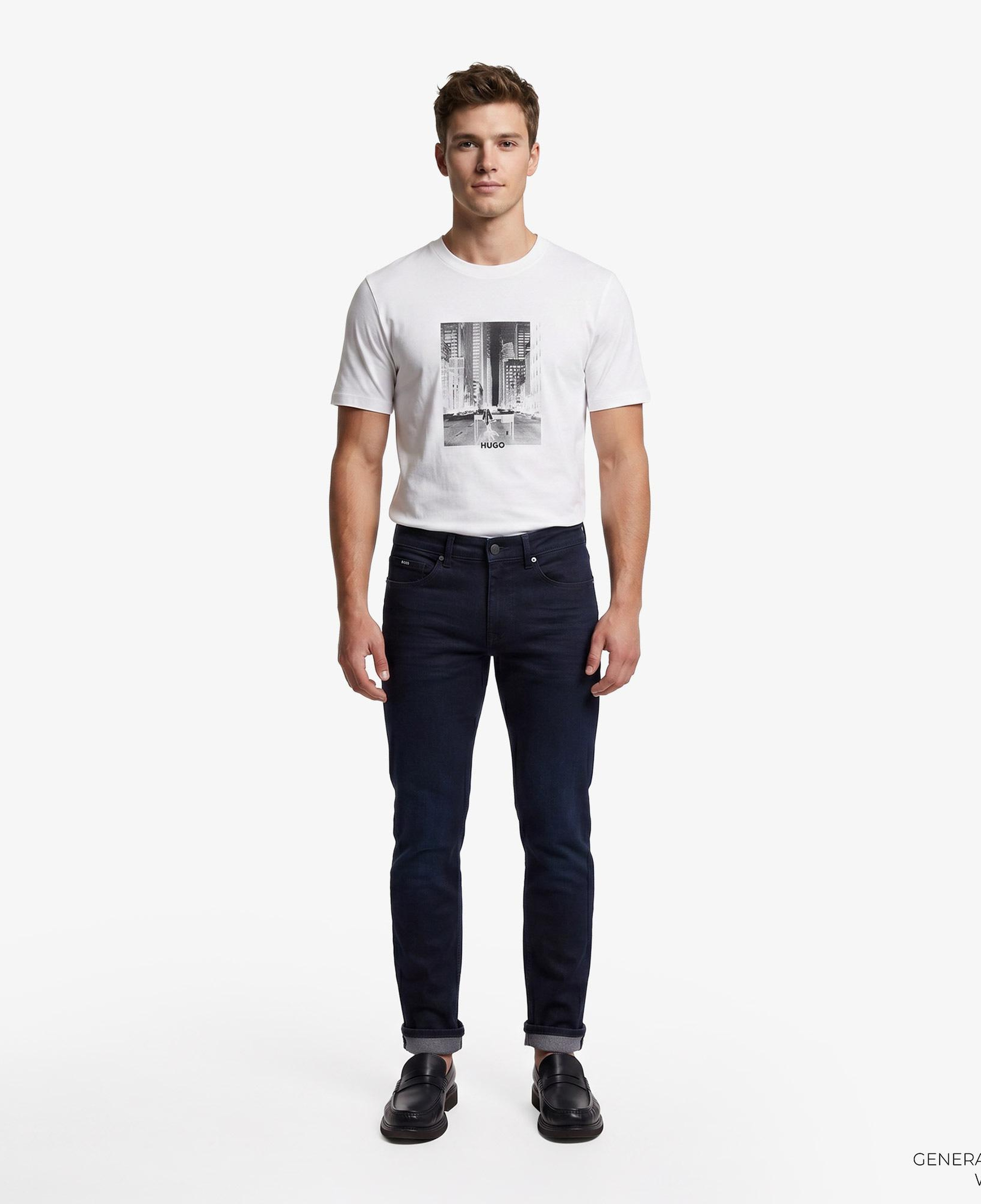 Hugo Deyss Erkek Beyaz T-Shirt