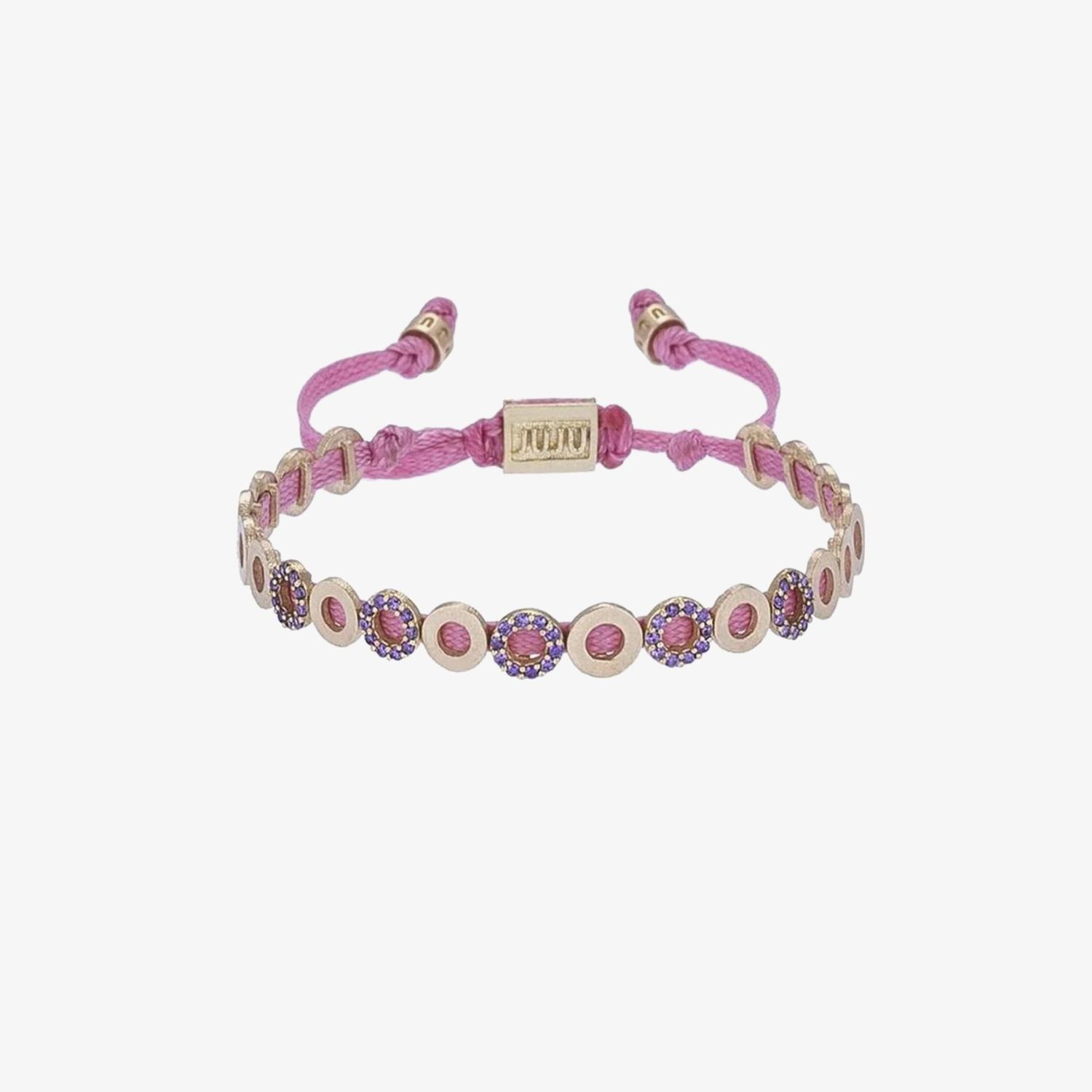 JUJU MOOD Taşlı Mini Circle Unisex Bileklik