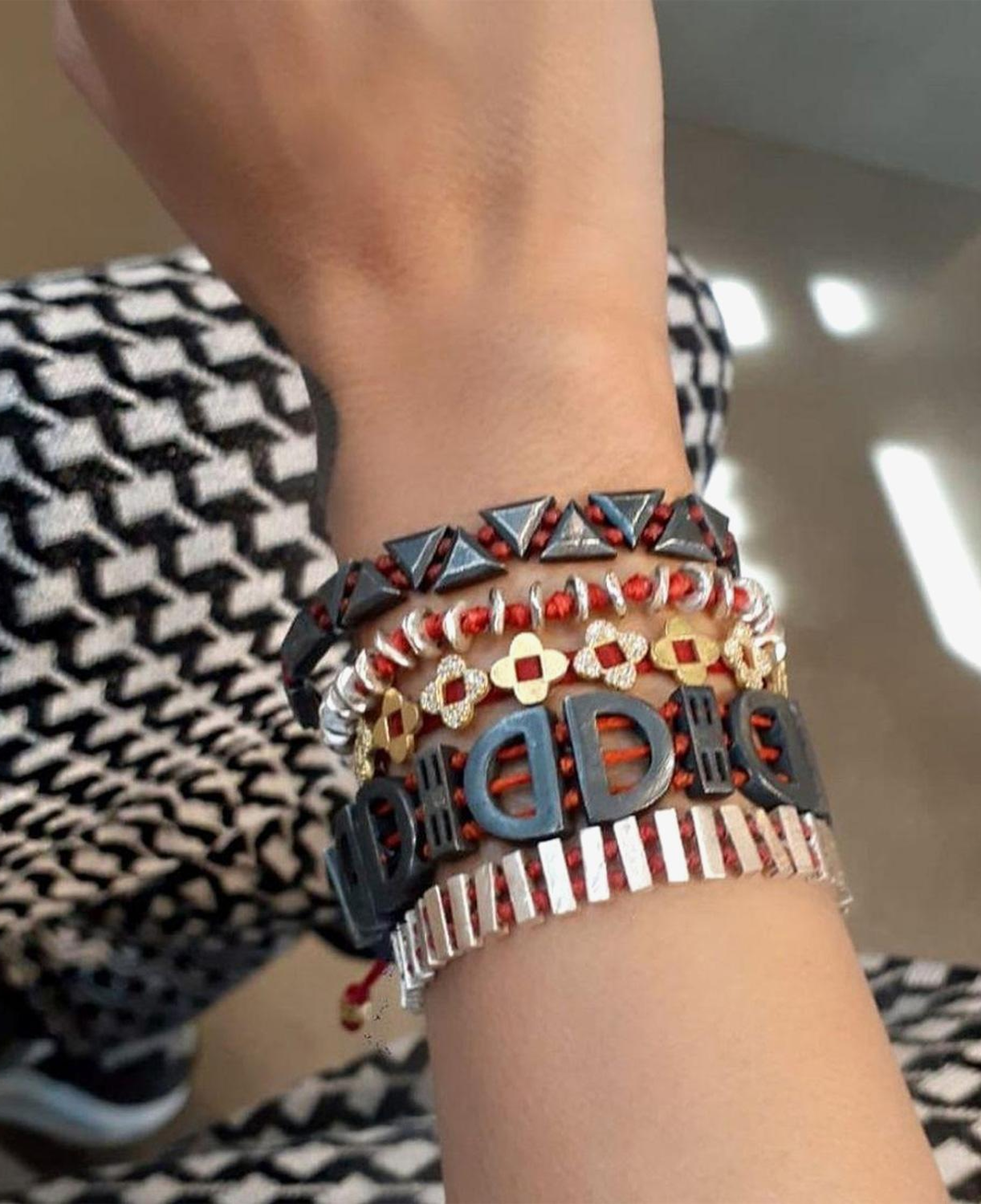 JUJU MOOD Taşlı Flower Unisex Bileklik