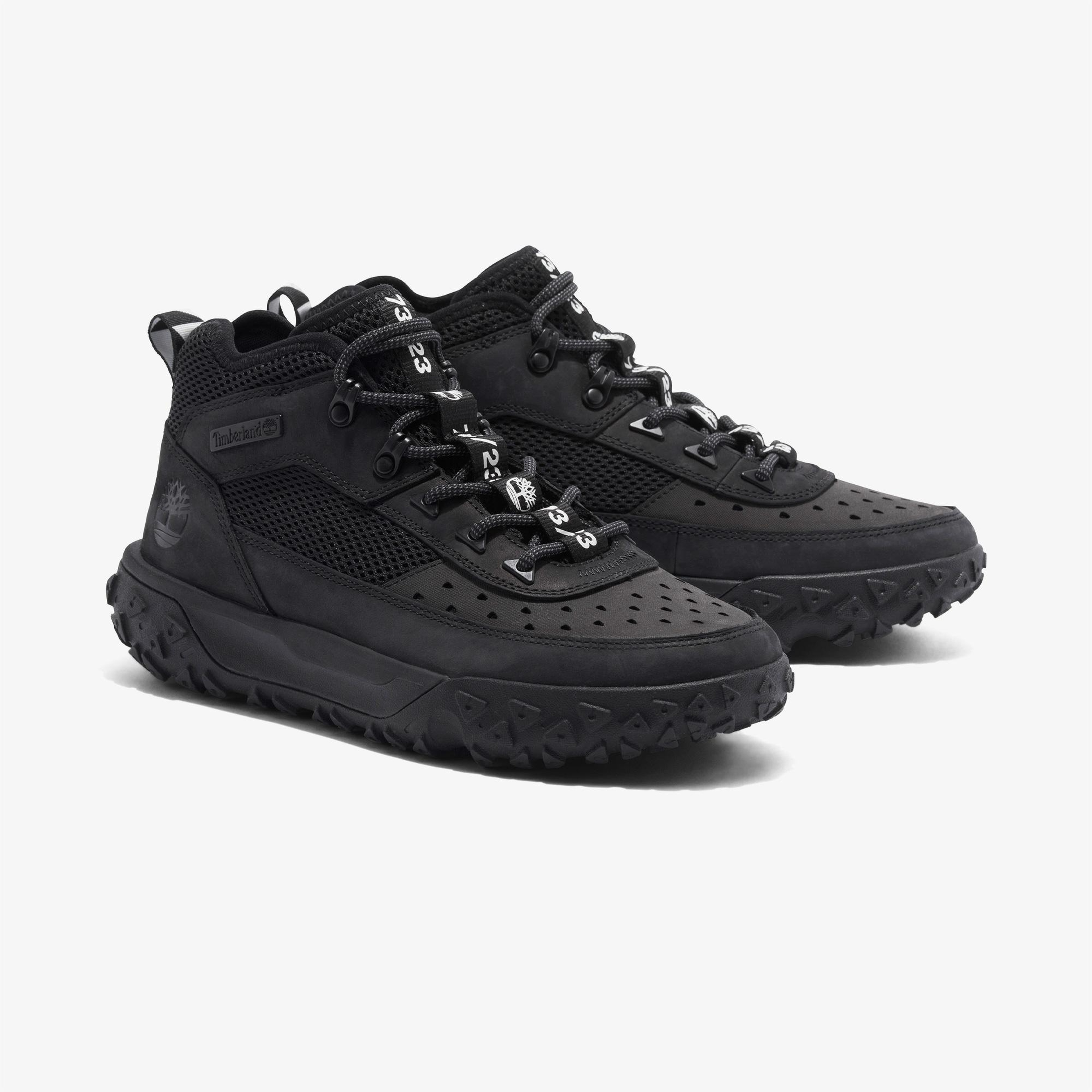 Timberland Greenstride Motion 6 Mid Lace Up Erkek Siyah Yürüyüş Botu