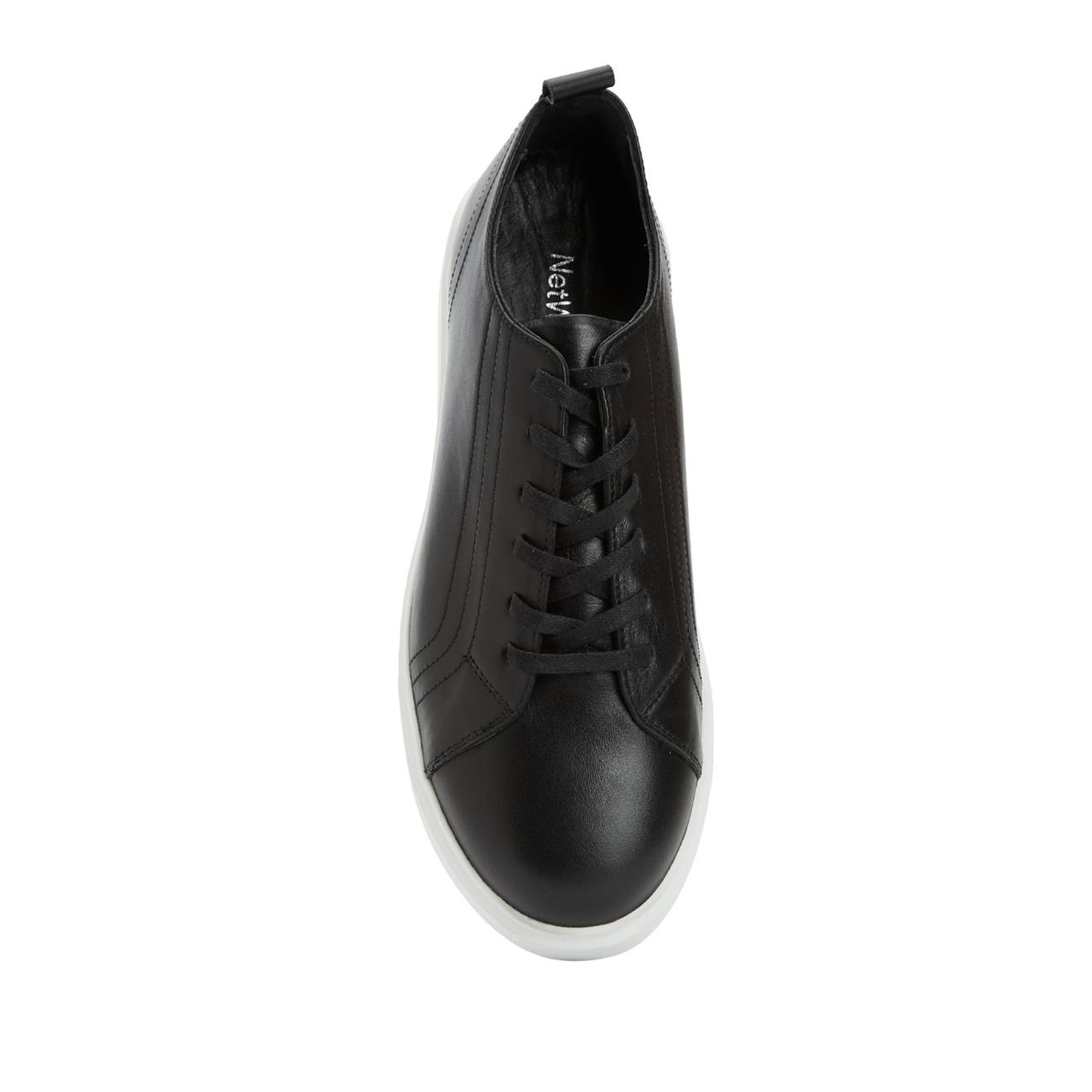 Network Kadın Siyah Deri Sneaker