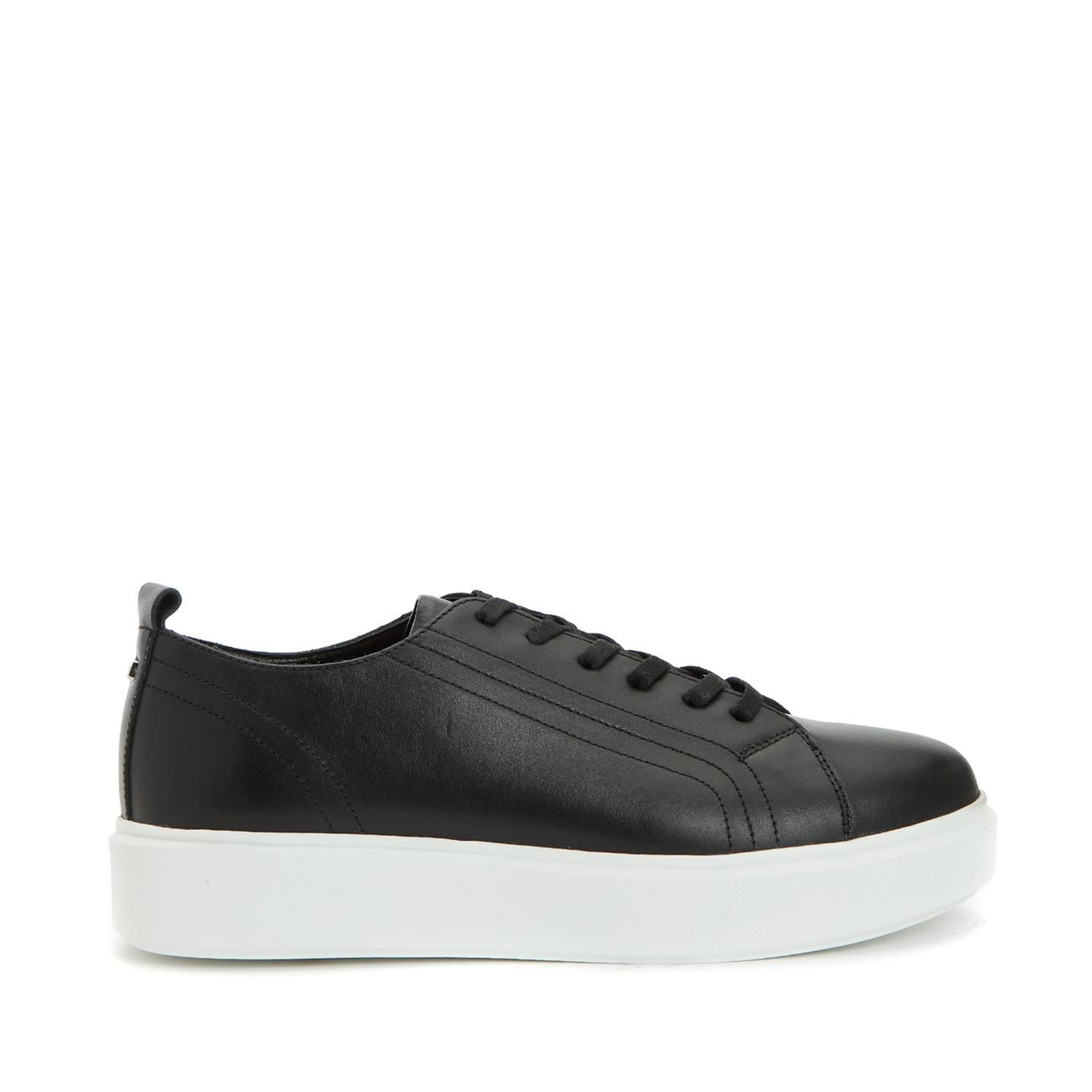 Network Kadın Siyah Deri Sneaker