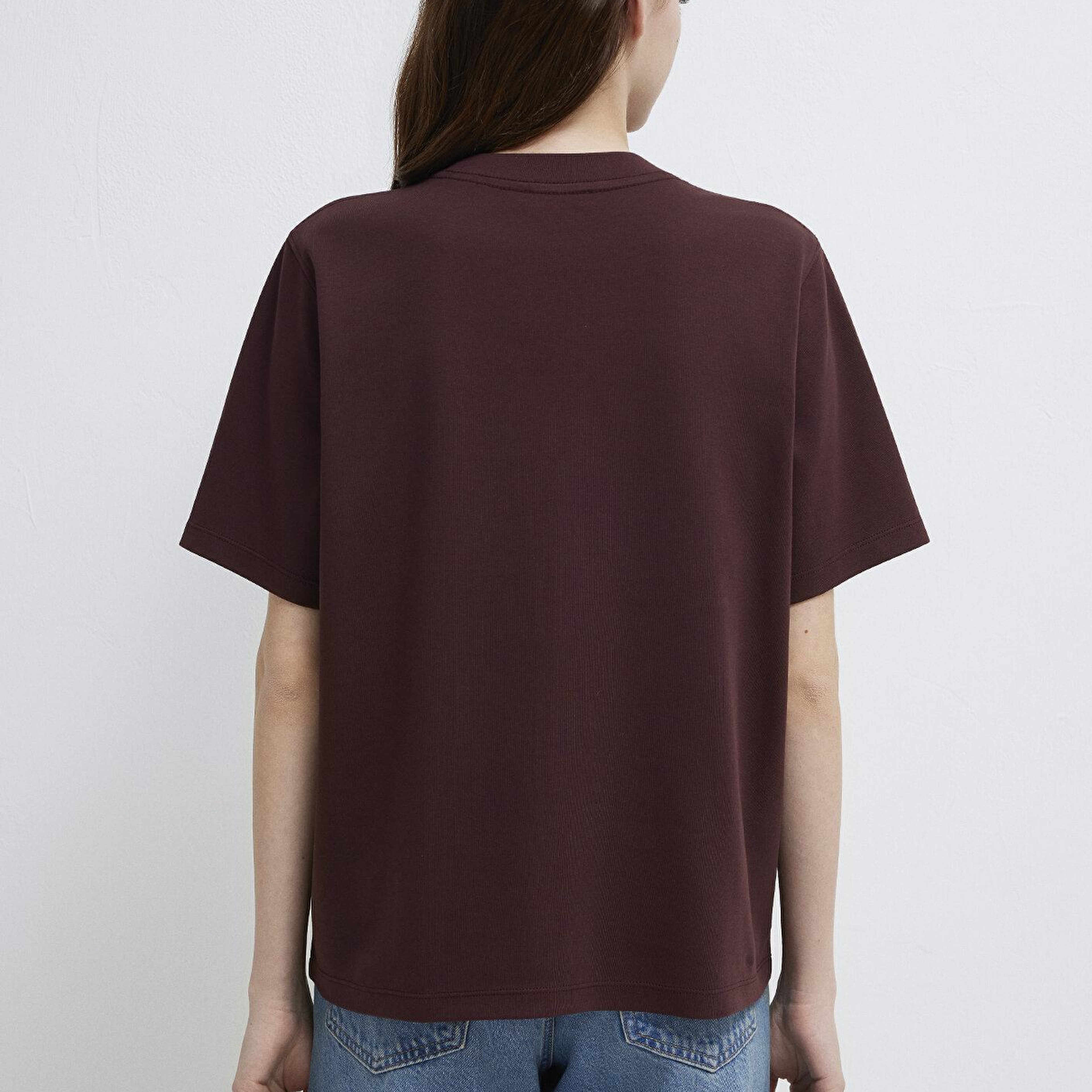 Mavi Mavi Jeans Baskılı Bordo Tişört Regular Fit / Normal Kesim 1613804-70223