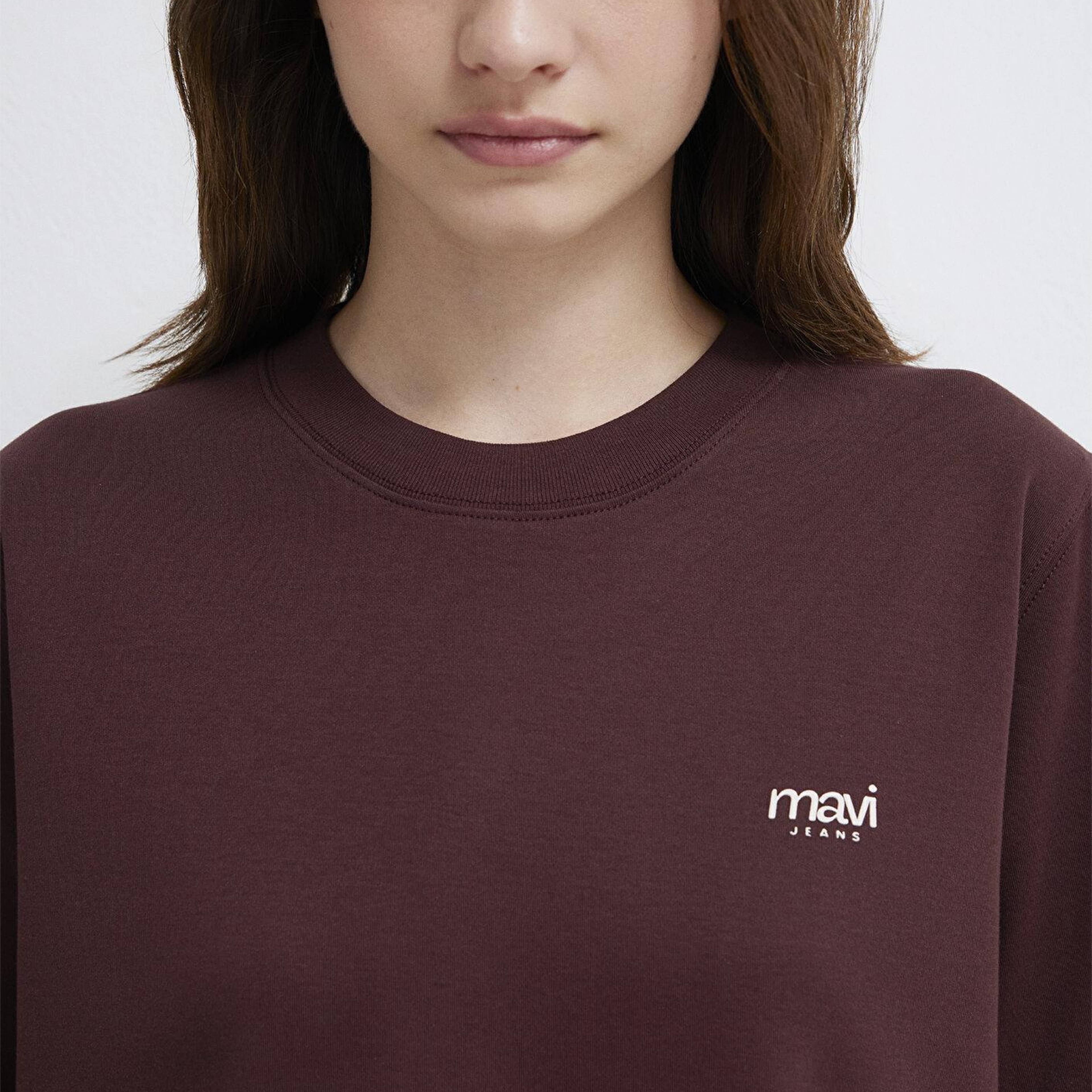 Mavi Mavi Jeans Baskılı Bordo Tişört Regular Fit / Normal Kesim 1613804-70223