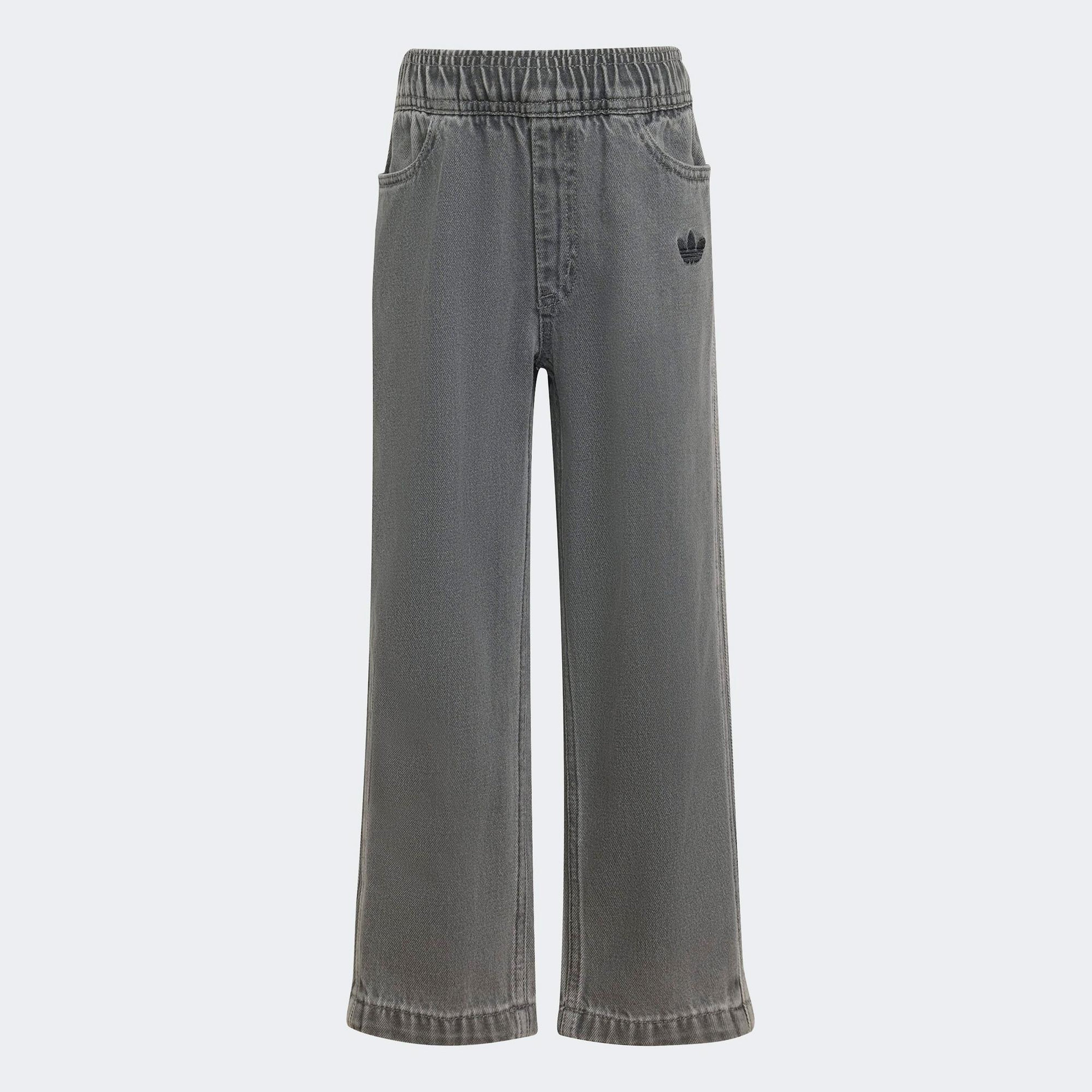 adidas Denim Crew Set Çocuk Gri Eşofman Takımı