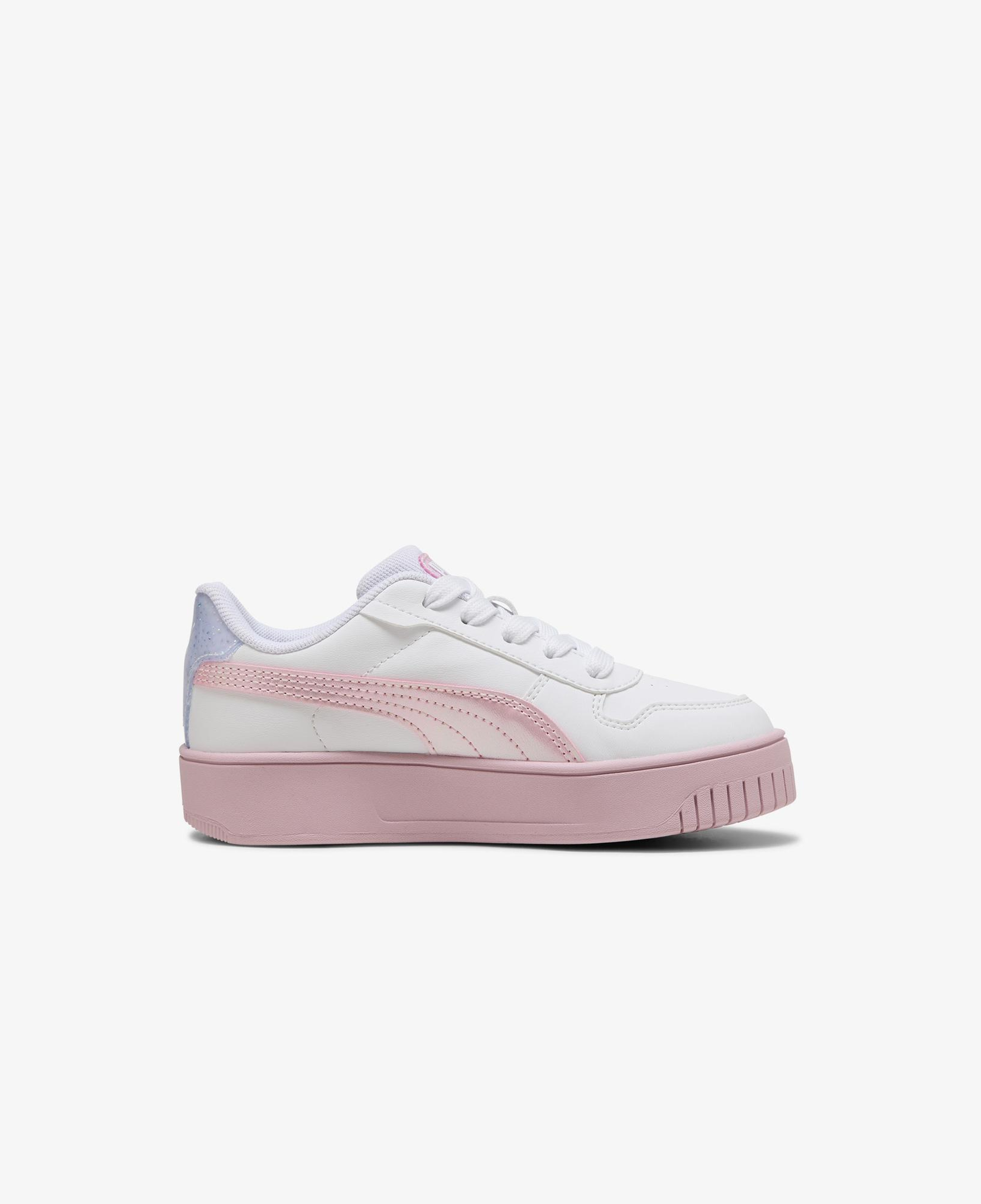 Puma Carina Street Blurry Dreams Çocuk Beyaz/Pembe Spor Ayakkabı