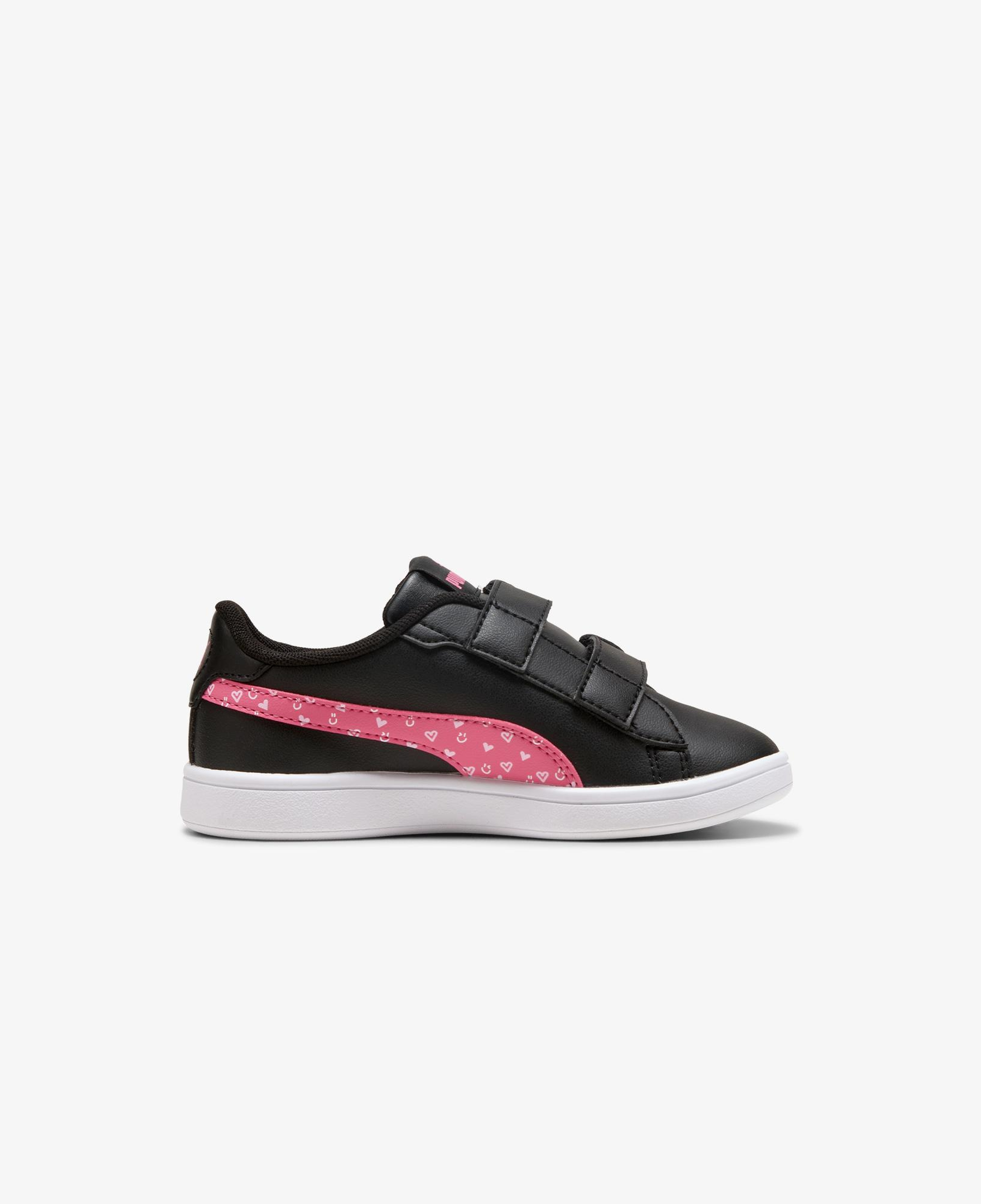 Puma Smash 3.0 Hearty V Çocuk Siyah Spor Ayakkabı