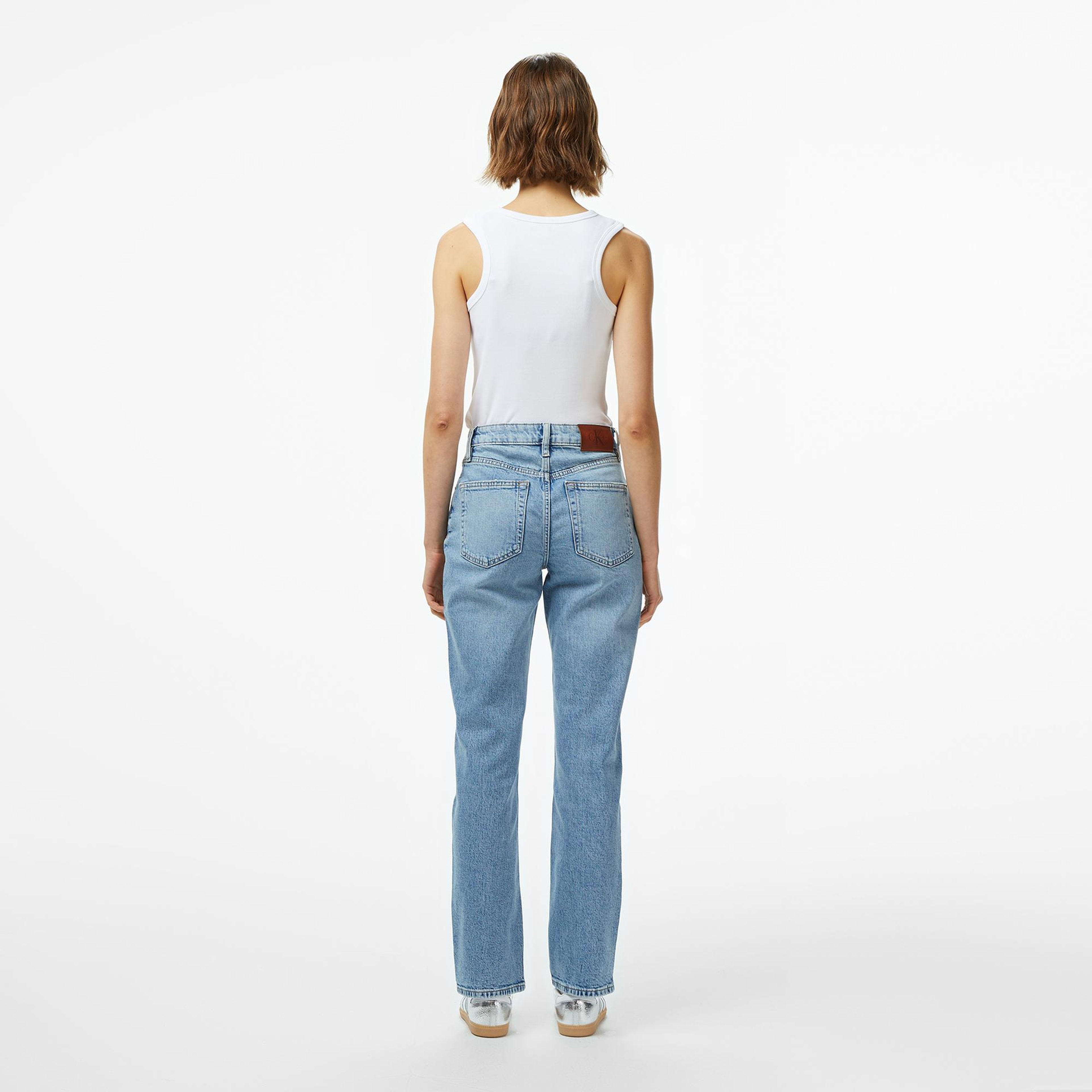 Calvin Klein Kadın Mavi Jean