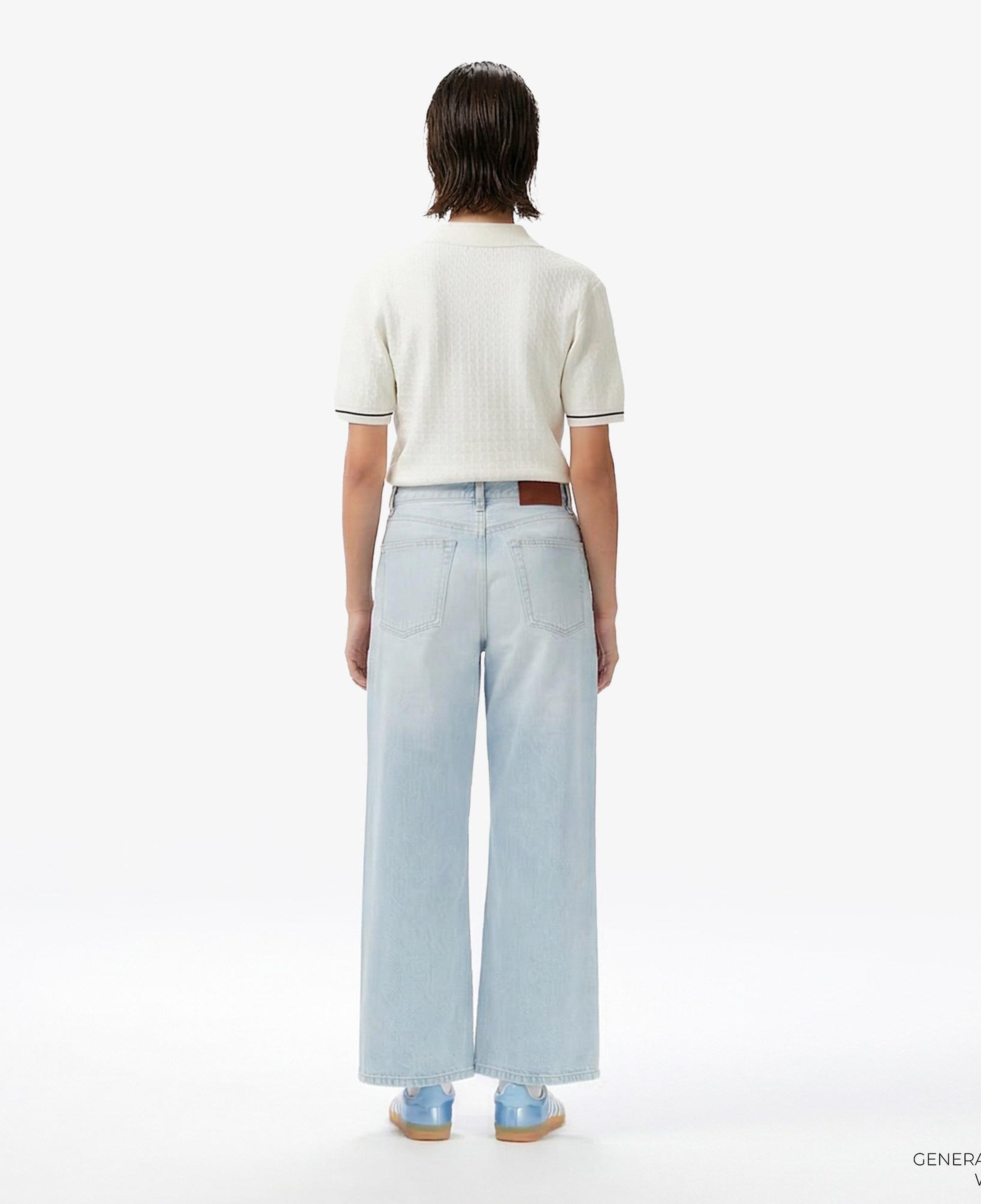 Calvin Klein The Wide Leg Worn Venice Kadın Mavi Jean