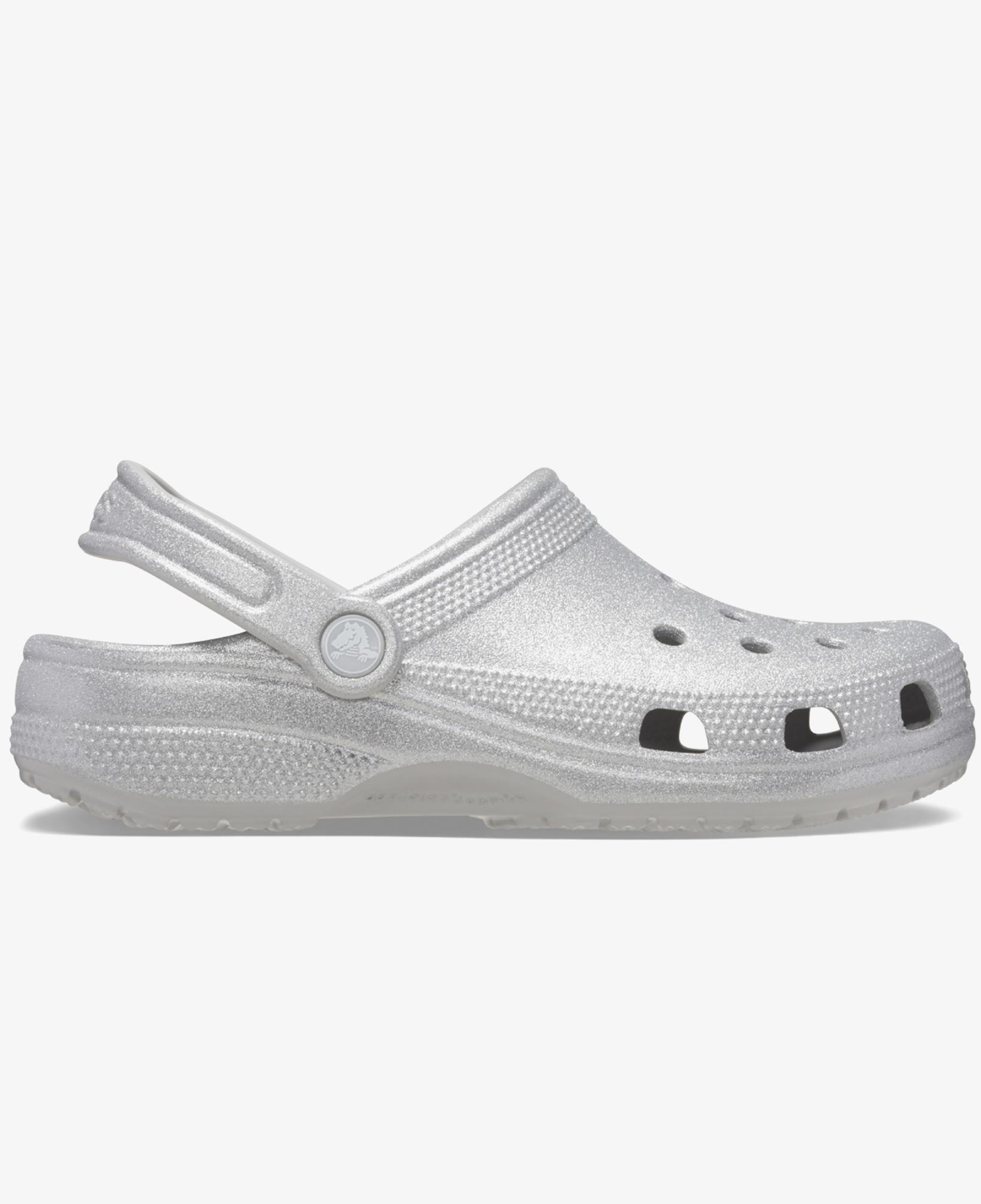 Crocs Classic Glitter Kadın Gri Terlik