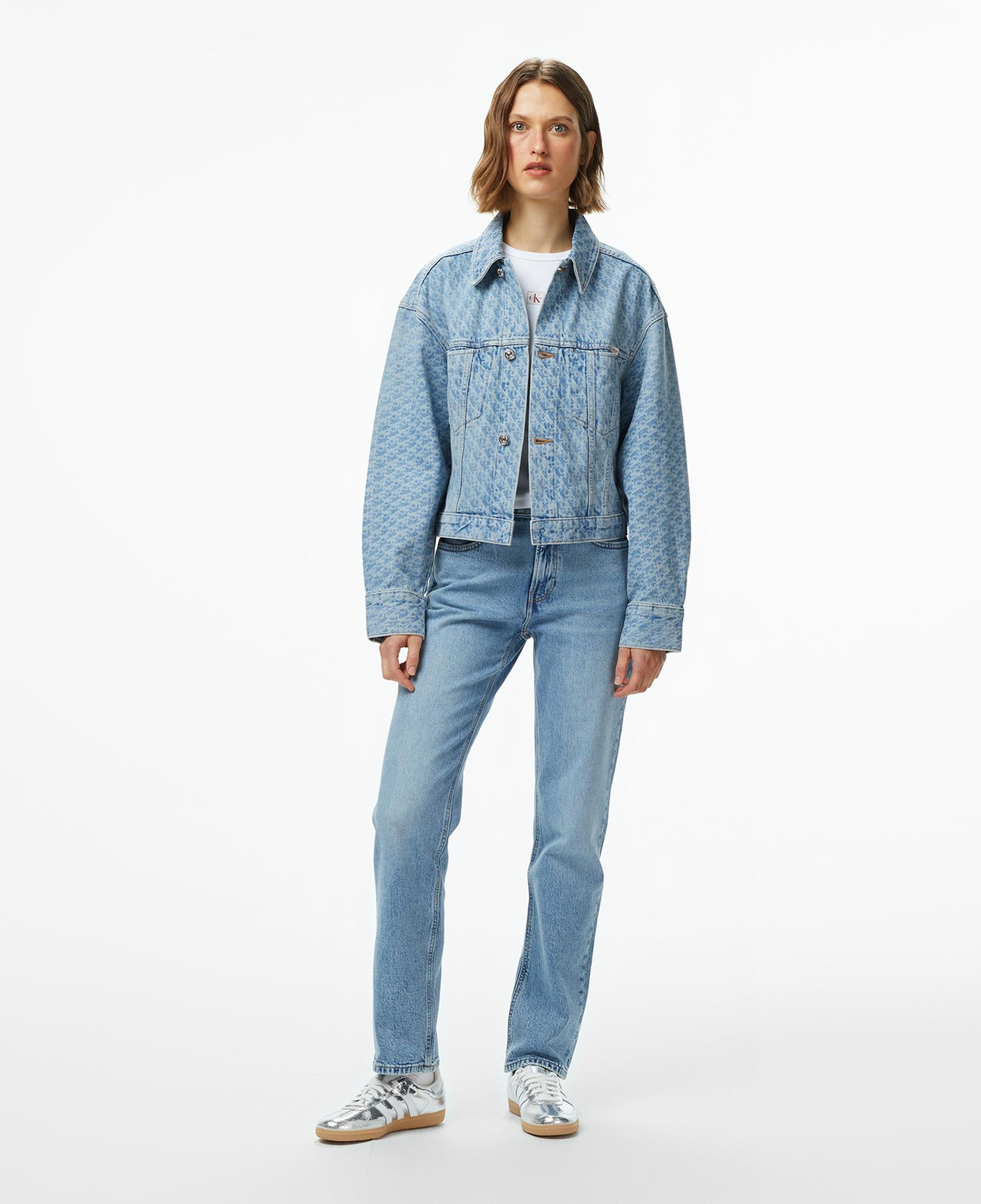 Calvin Klein Kadın Mavi Jean