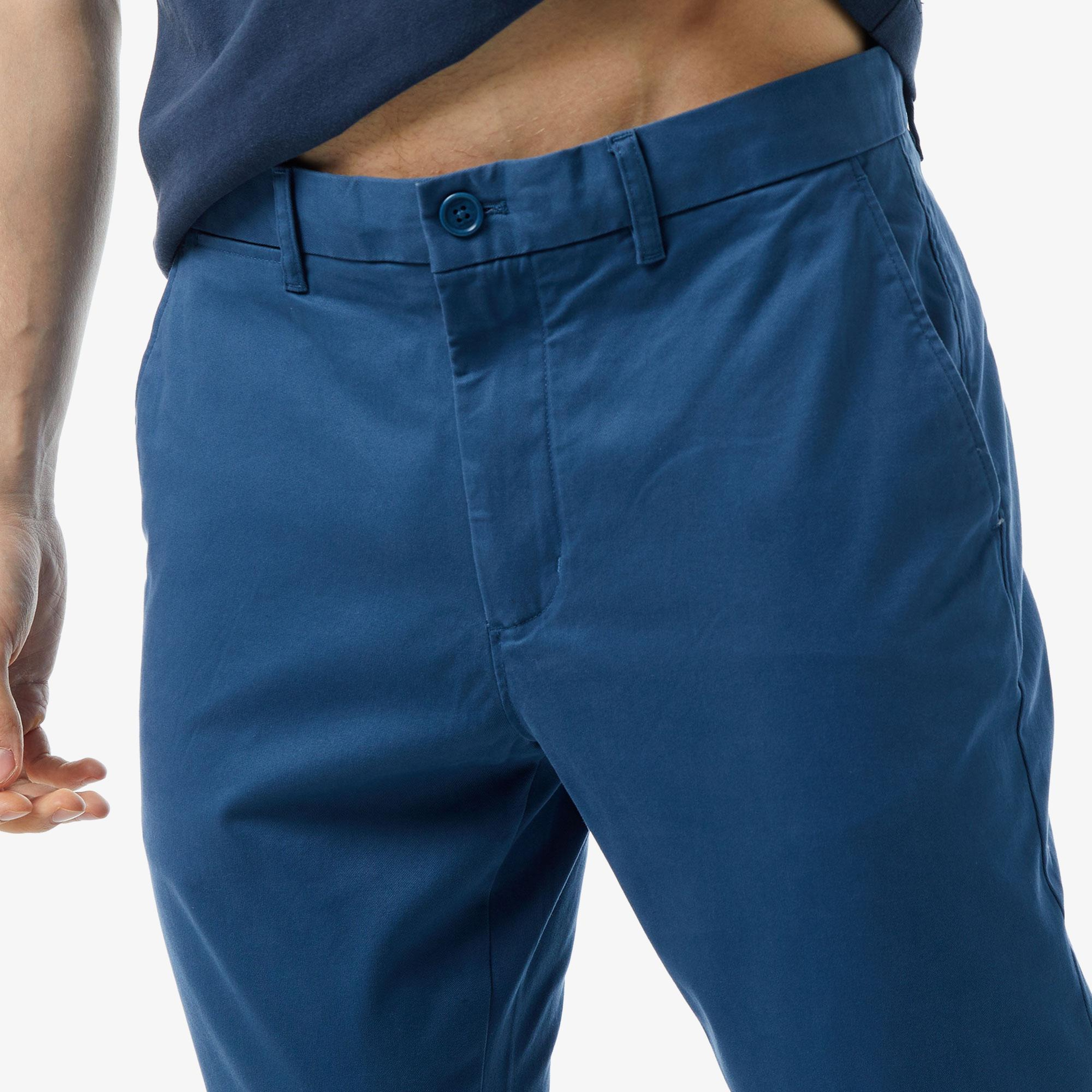 Tommy Hilfiger Chino Bleecker 1985 Pima Erkek Mavi Pantolon