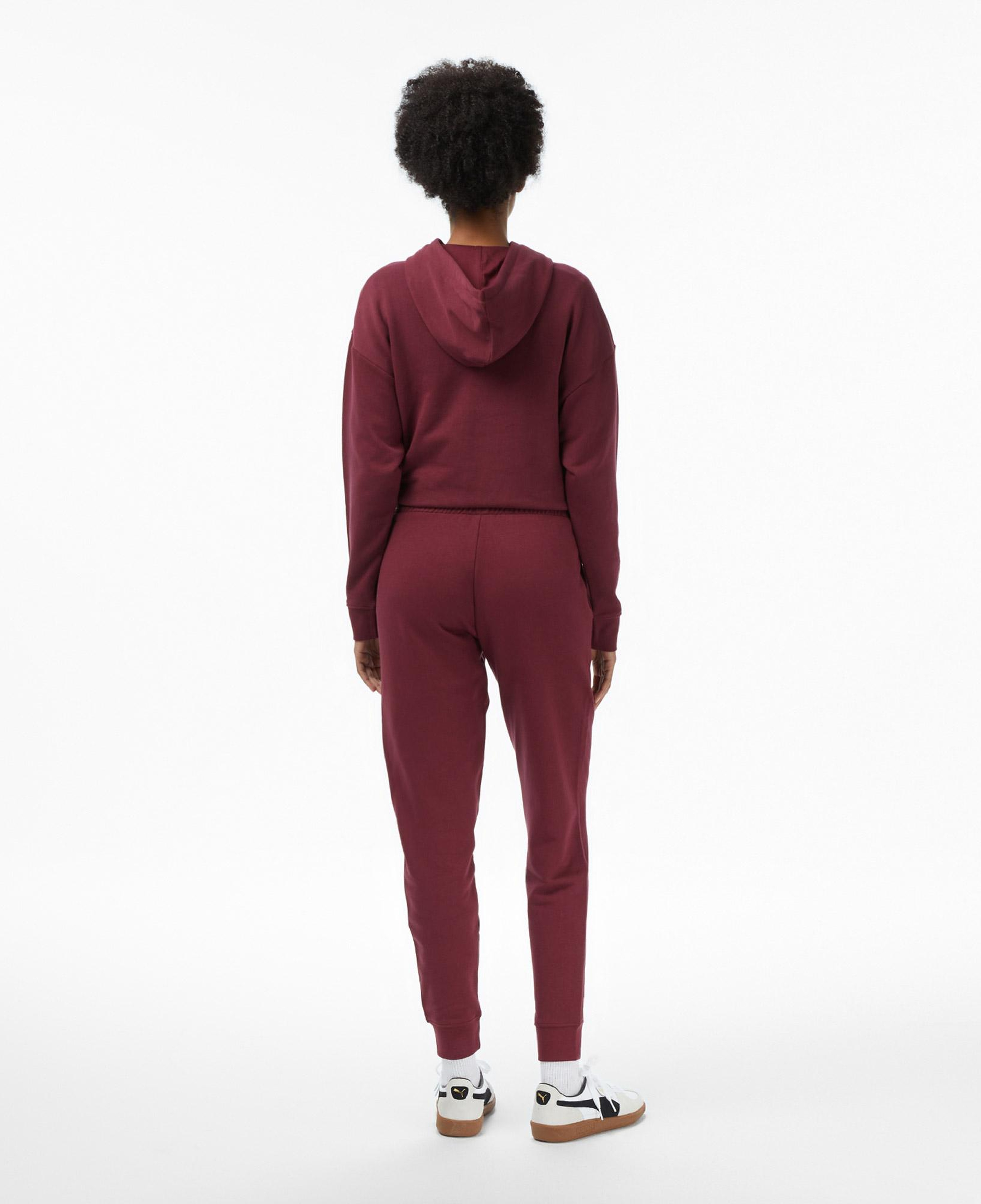 Puma Ess Elevated Sweat Kadın Kırmızı Pantolon