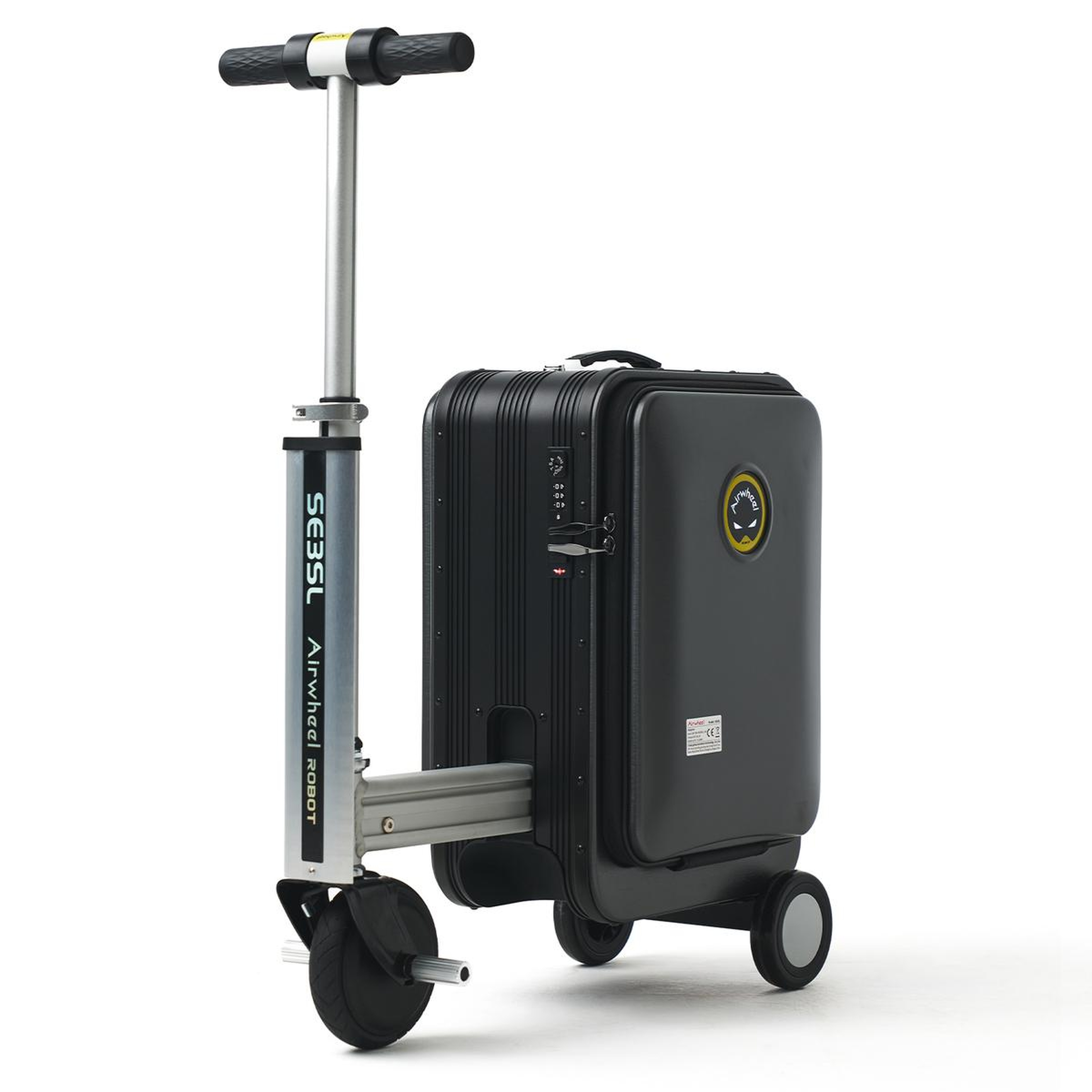 SE3SL Elektrikli Binilebilir Scooter Valiz - Siyah