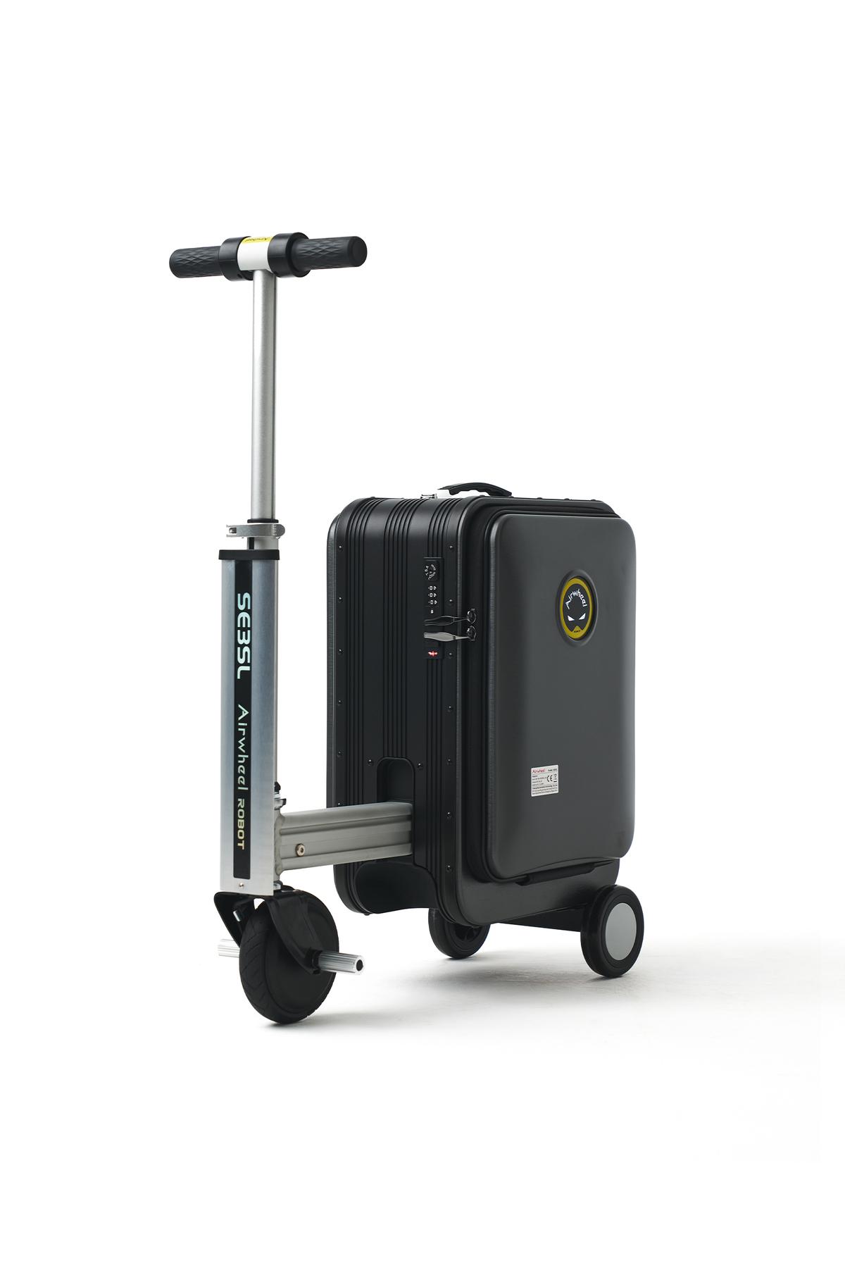 SE3SL Elektrikli Binilebilir Scooter Valiz - Siyah