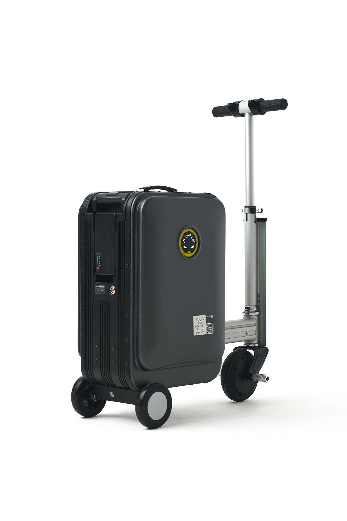 SE3SL Elektrikli Binilebilir Scooter Valiz - Siyah