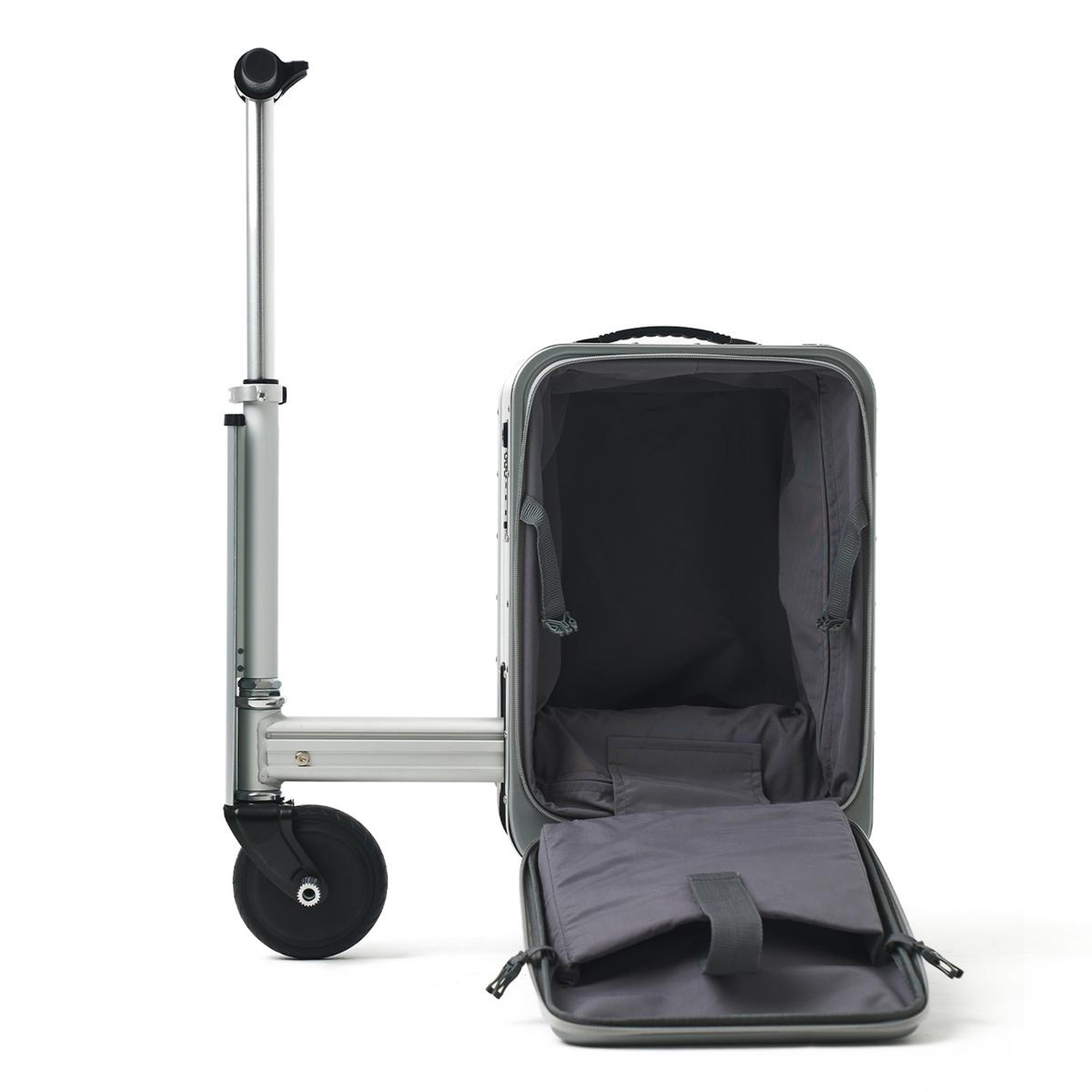 SE3SL Elektrikli Binilebilir Scooter Valiz - Gri