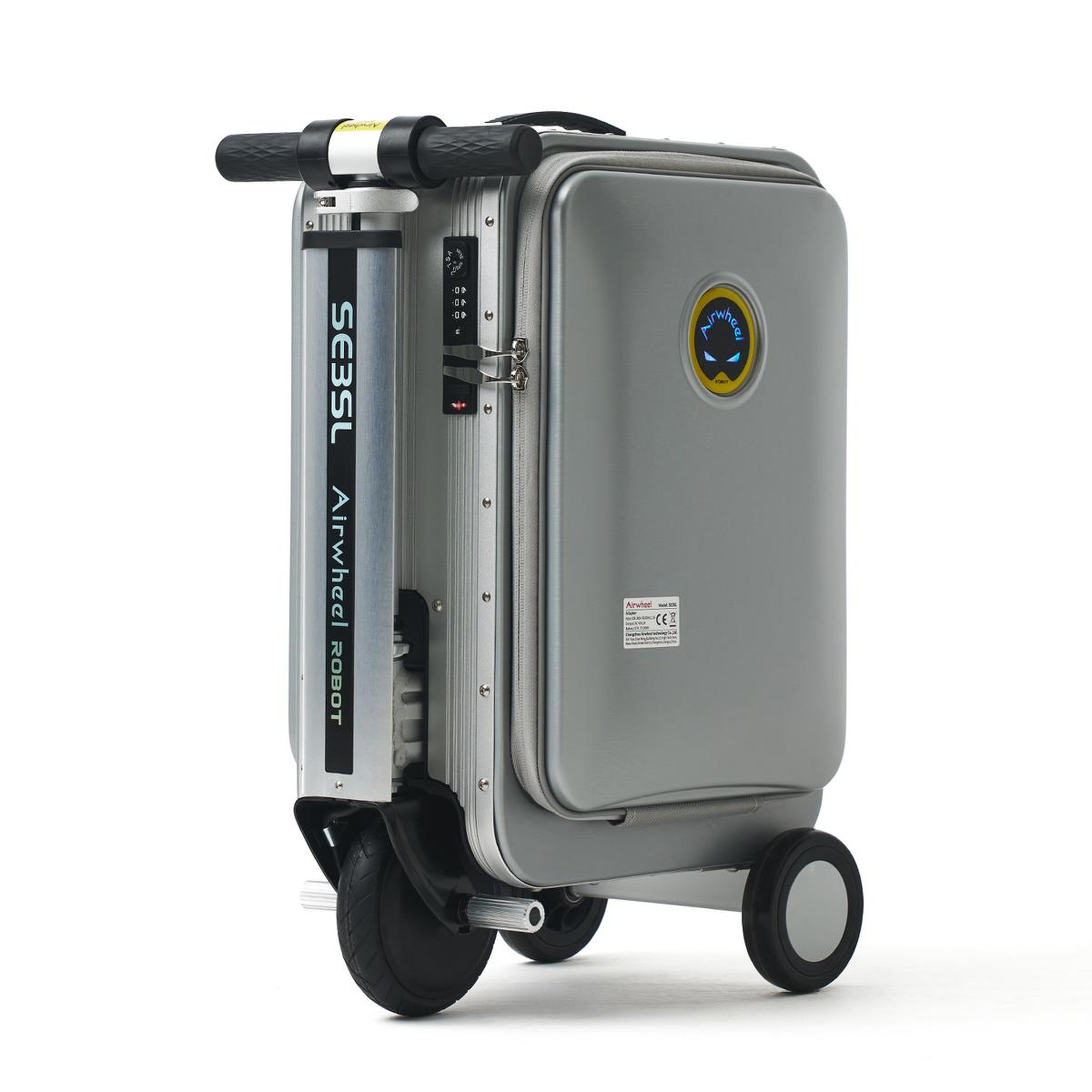 SE3SL Elektrikli Binilebilir Scooter Valiz - Gri