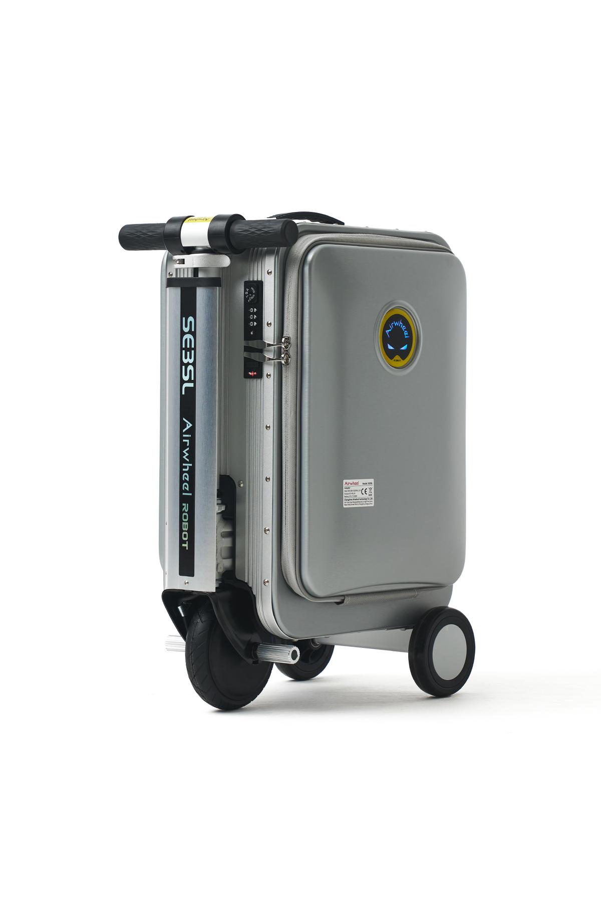 SE3SL Elektrikli Binilebilir Scooter Valiz - Gri