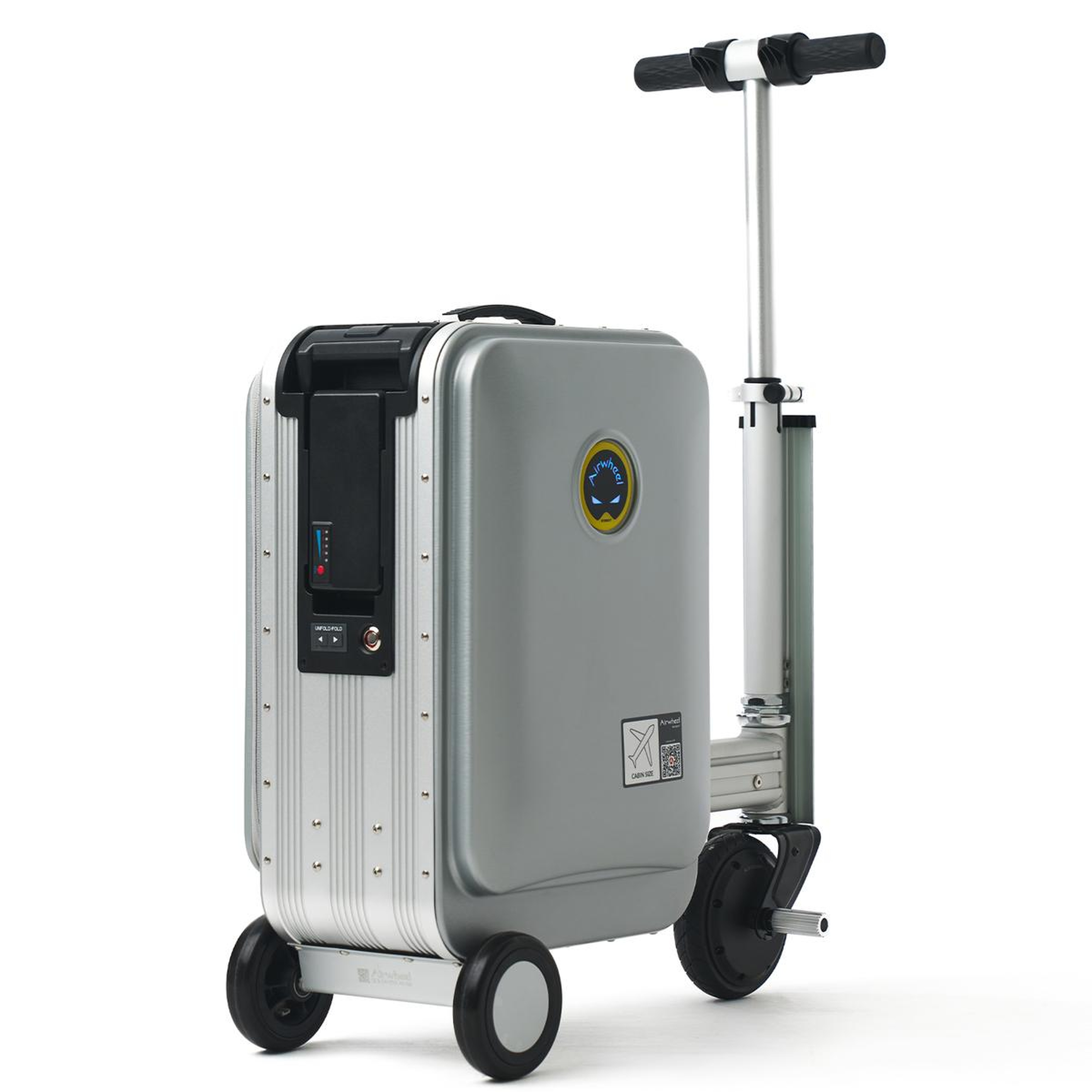 SE3SL Elektrikli Binilebilir Scooter Valiz - Gri