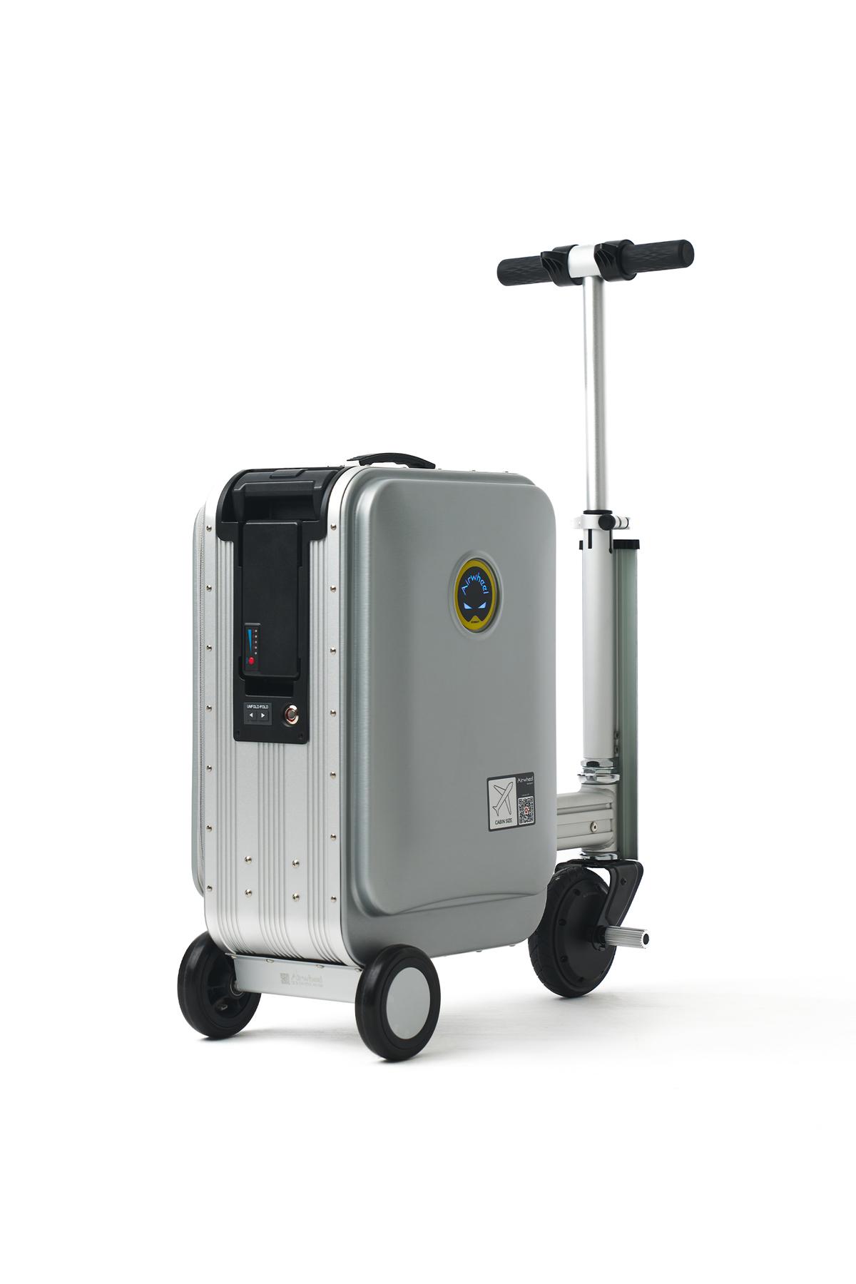 SE3SL Elektrikli Binilebilir Scooter Valiz - Gri