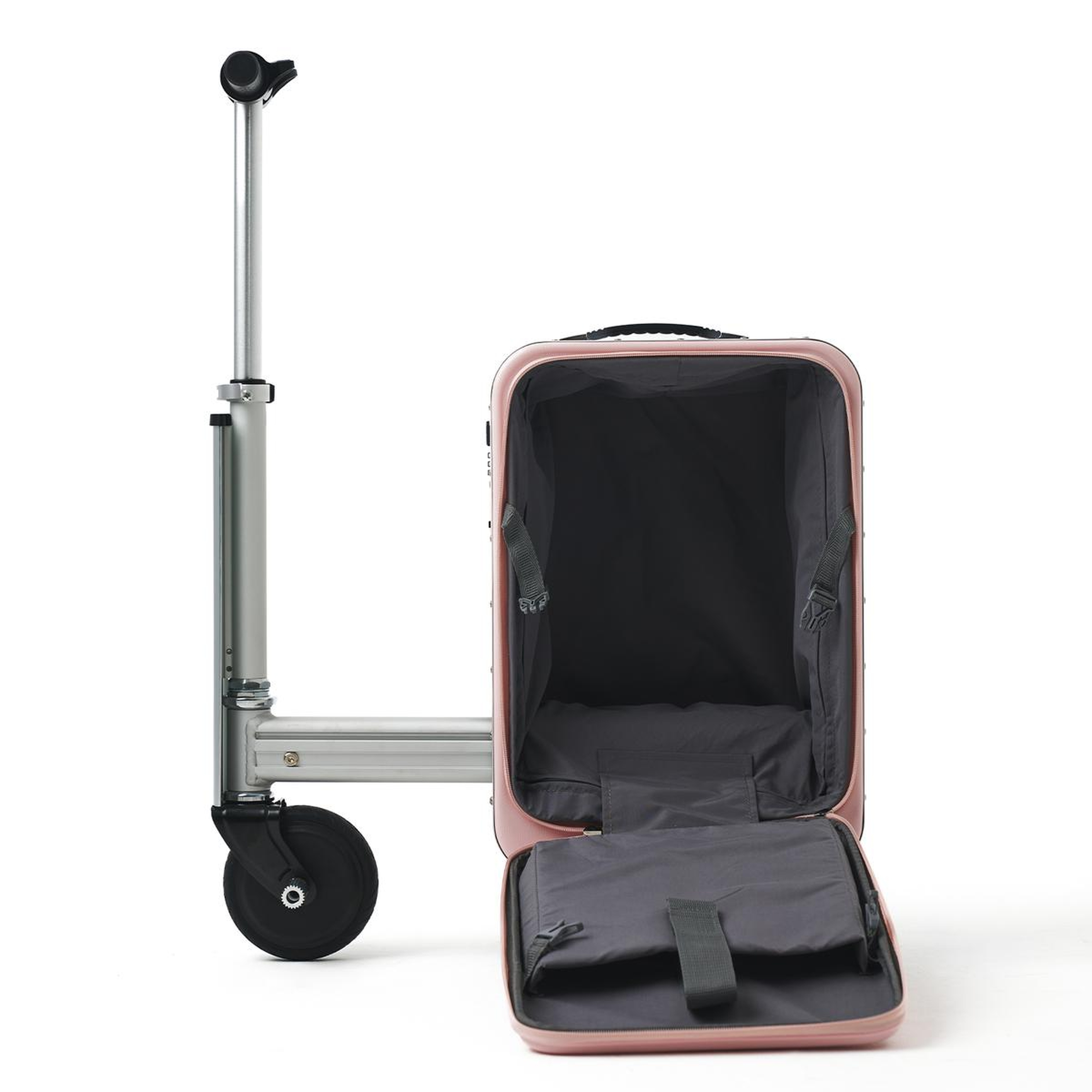 SE3SL Elektrikli Binilebilir Scooter Valiz - Pembe