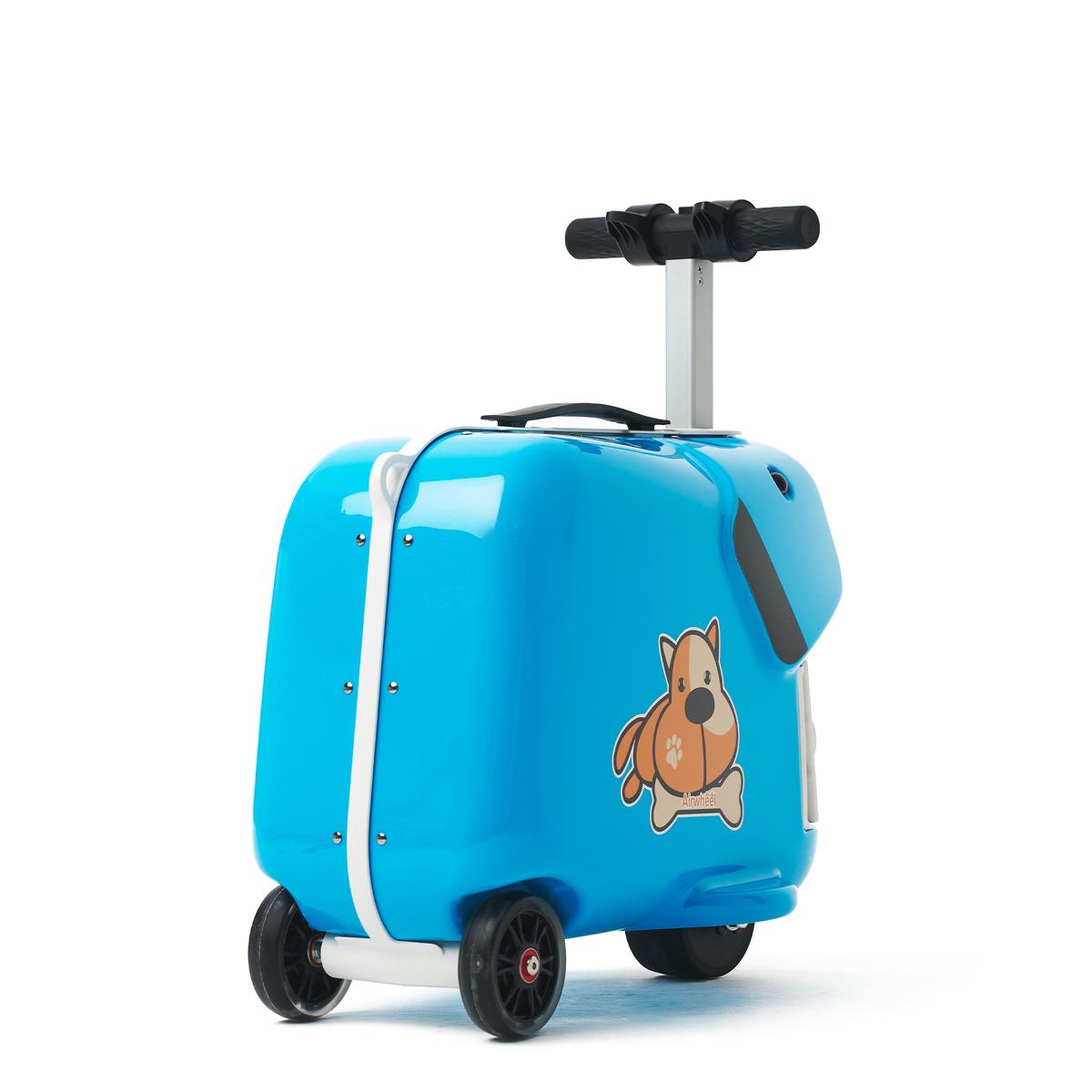 SQ3 Çocuklar İçin Elektrikli Binilebilir Scooter Valiz - Mavi