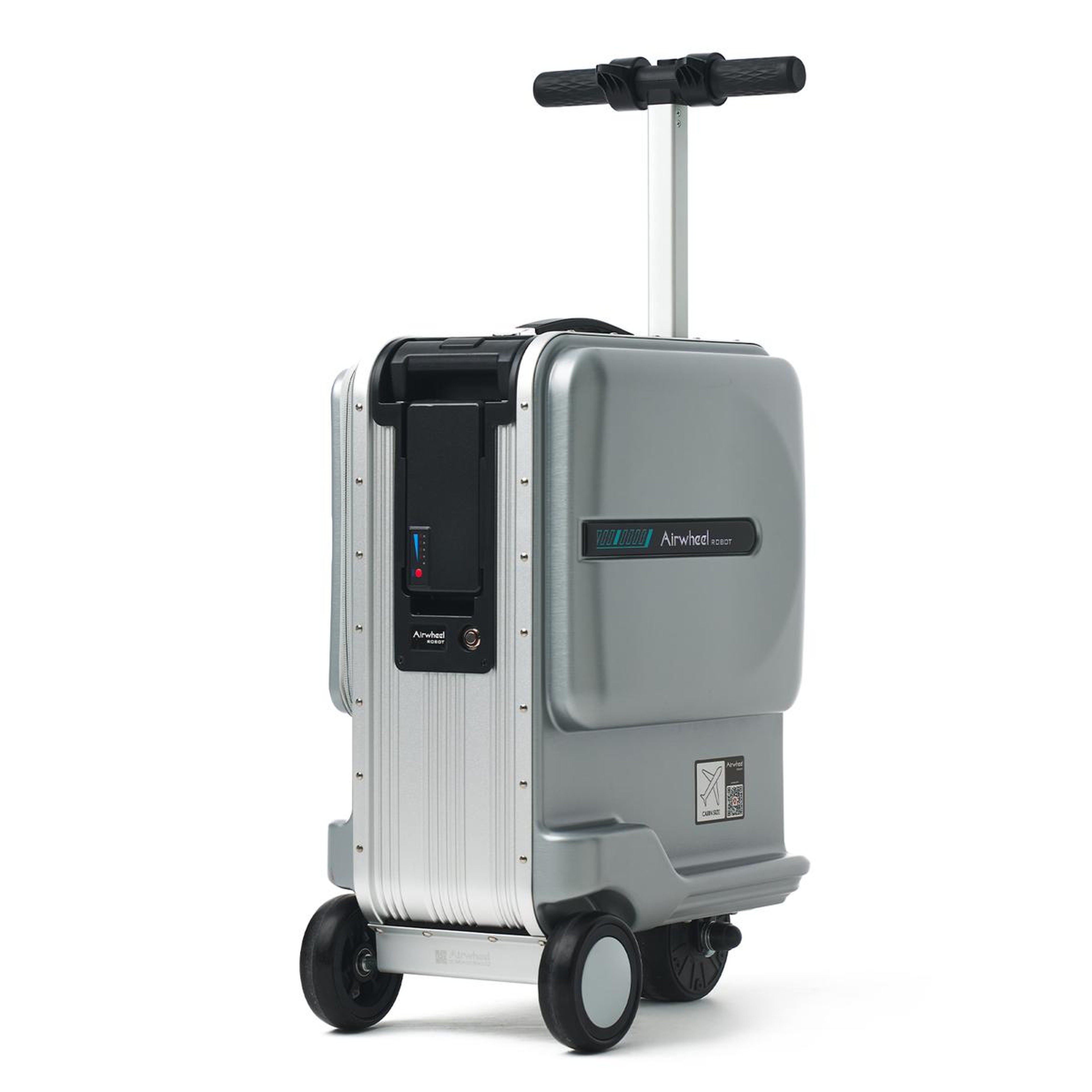 SE3miniT Elektrikli Binilebilir Scooter Valiz - Gri