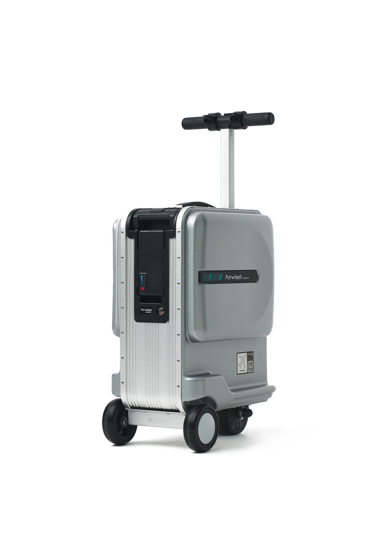 SE3miniT Elektrikli Binilebilir Scooter Valiz - Gri