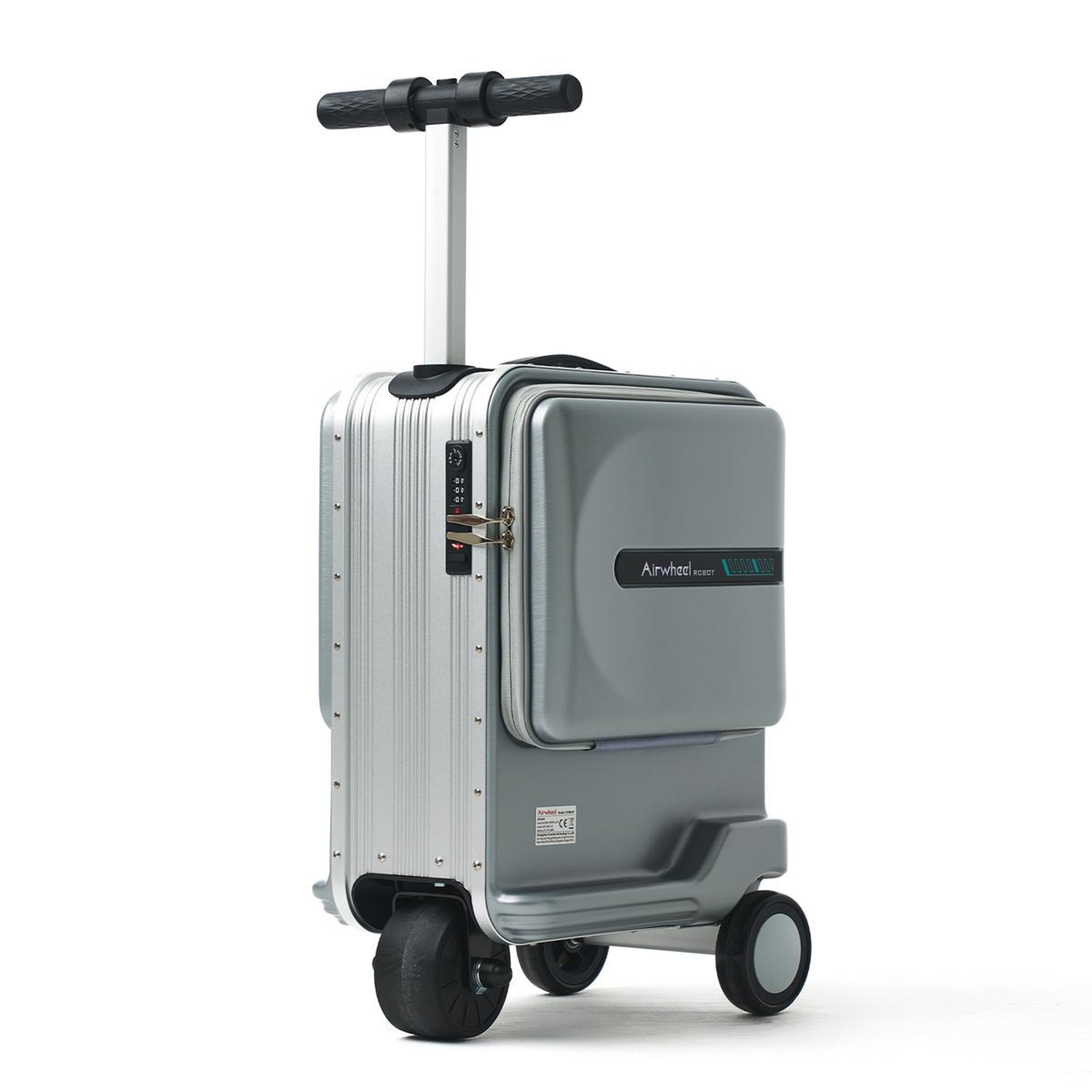 SE3miniT Elektrikli Binilebilir Scooter Valiz - Gri