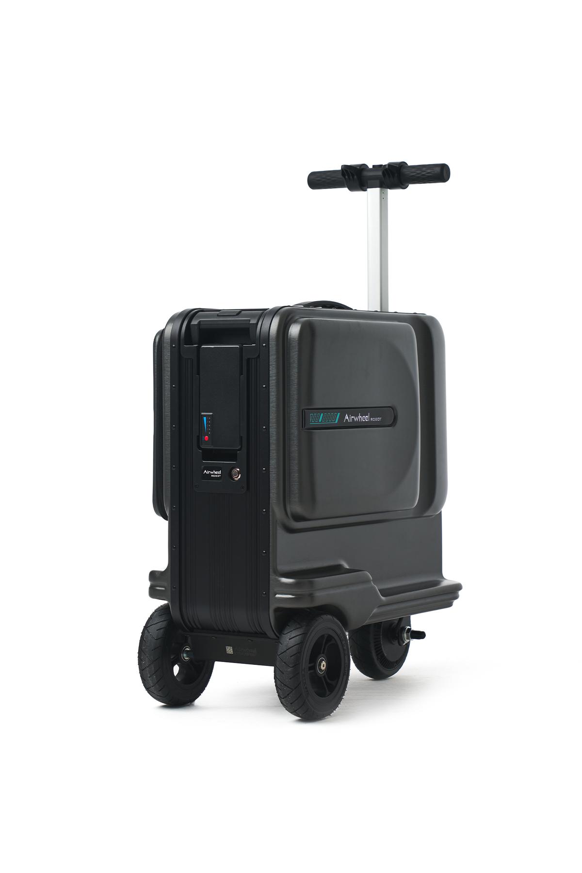 SE3T Elektrikli Binilebilir Scooter Valiz - Siyah
