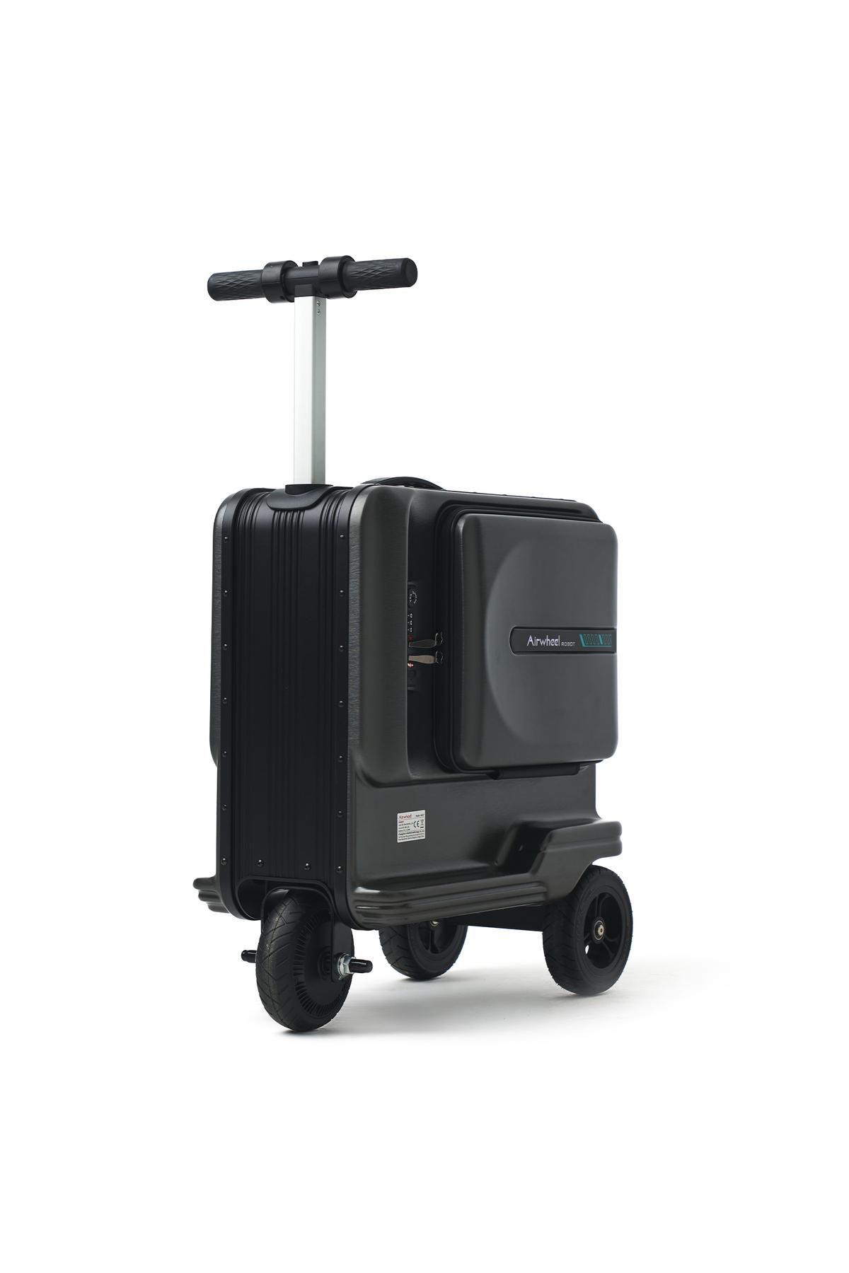 SE3T Elektrikli Binilebilir Scooter Valiz - Siyah