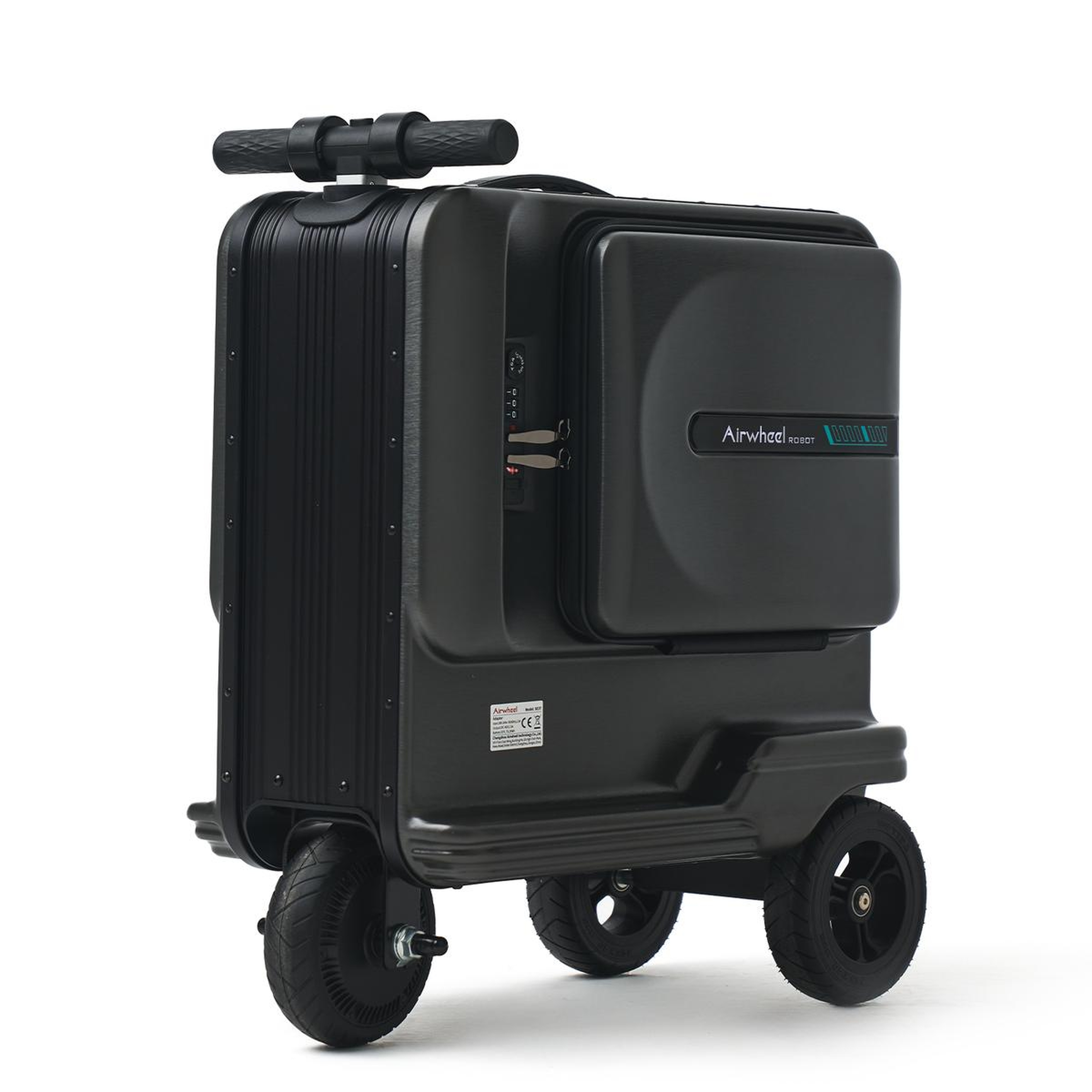 SE3T Elektrikli Binilebilir Scooter Valiz - Siyah