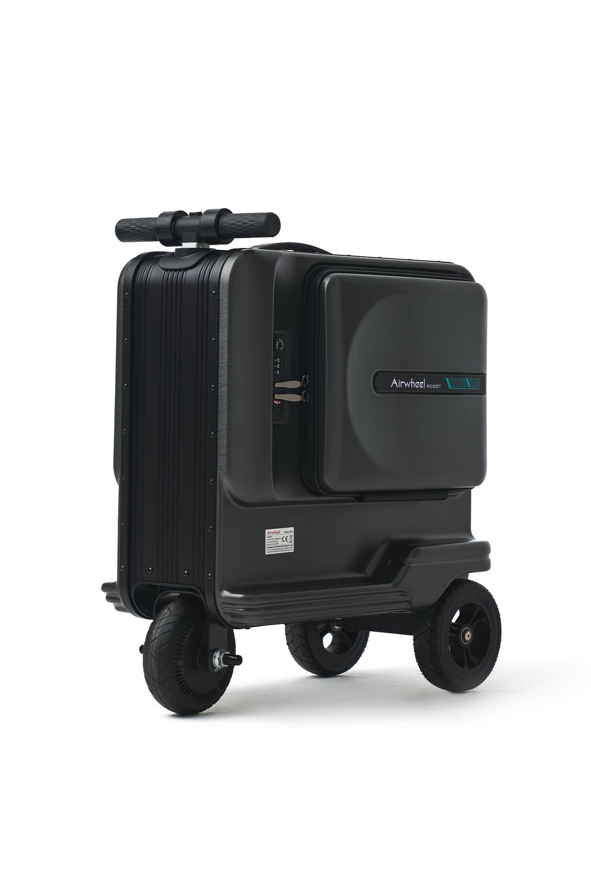 SE3T Elektrikli Binilebilir Scooter Valiz - Siyah