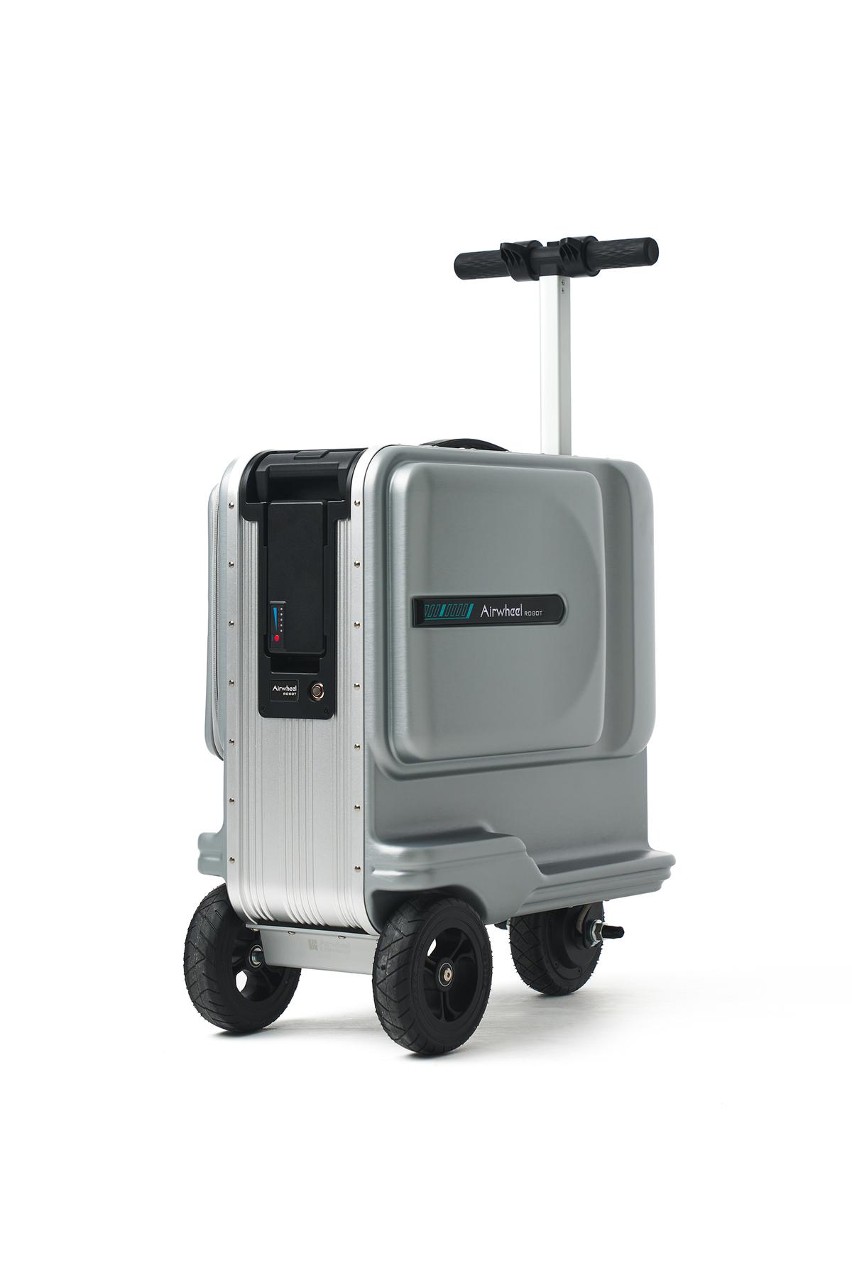 SE3T Elektrikli Binilebilir Scooter Valiz - Gri