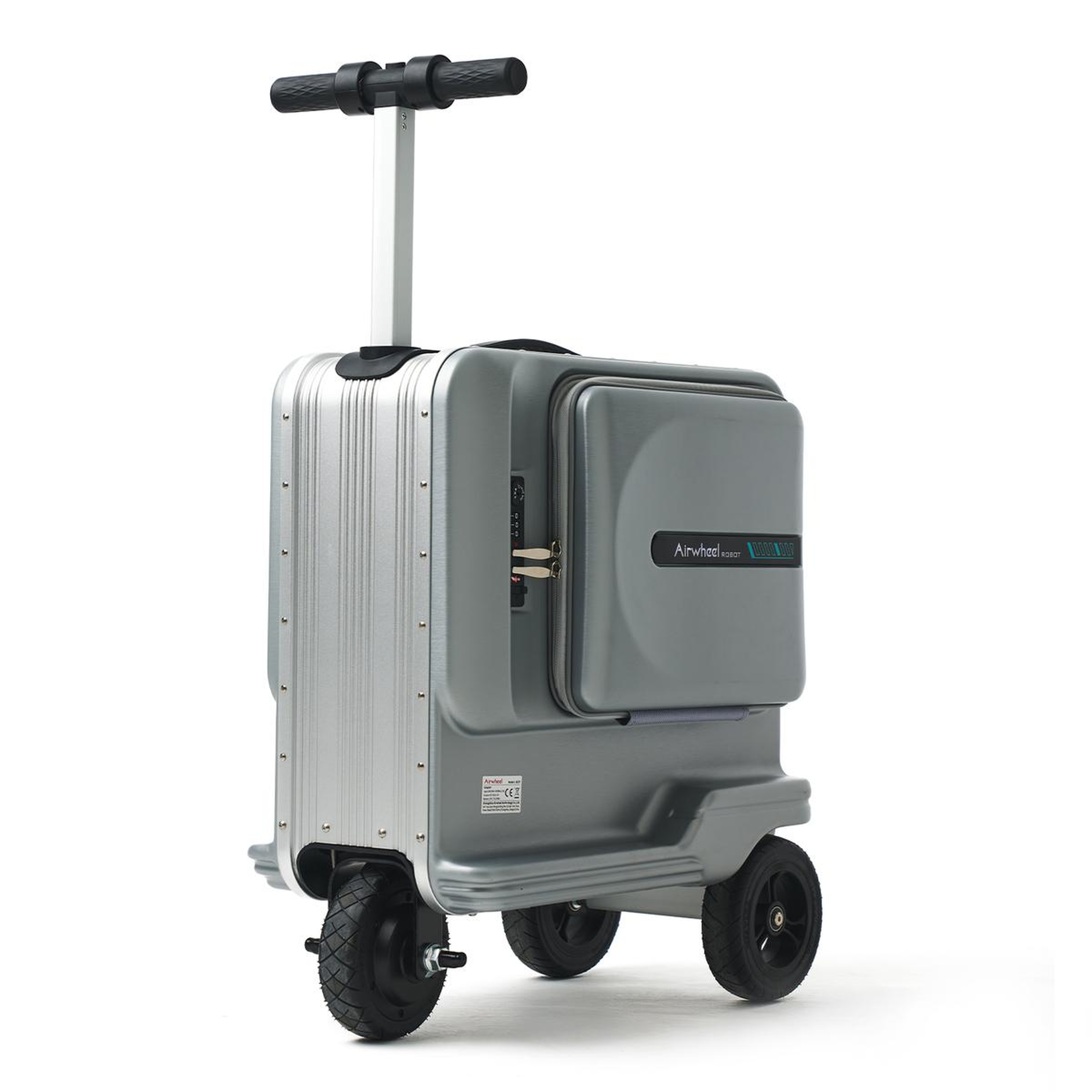 SE3T Elektrikli Binilebilir Scooter Valiz - Gri