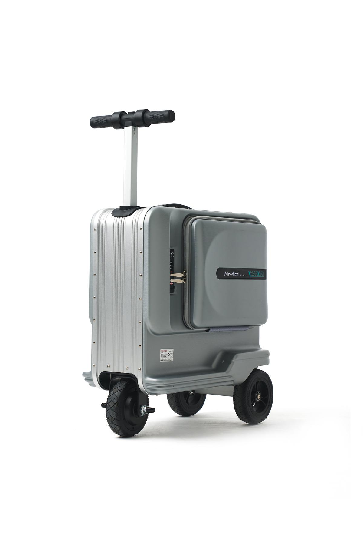 SE3T Elektrikli Binilebilir Scooter Valiz - Gri