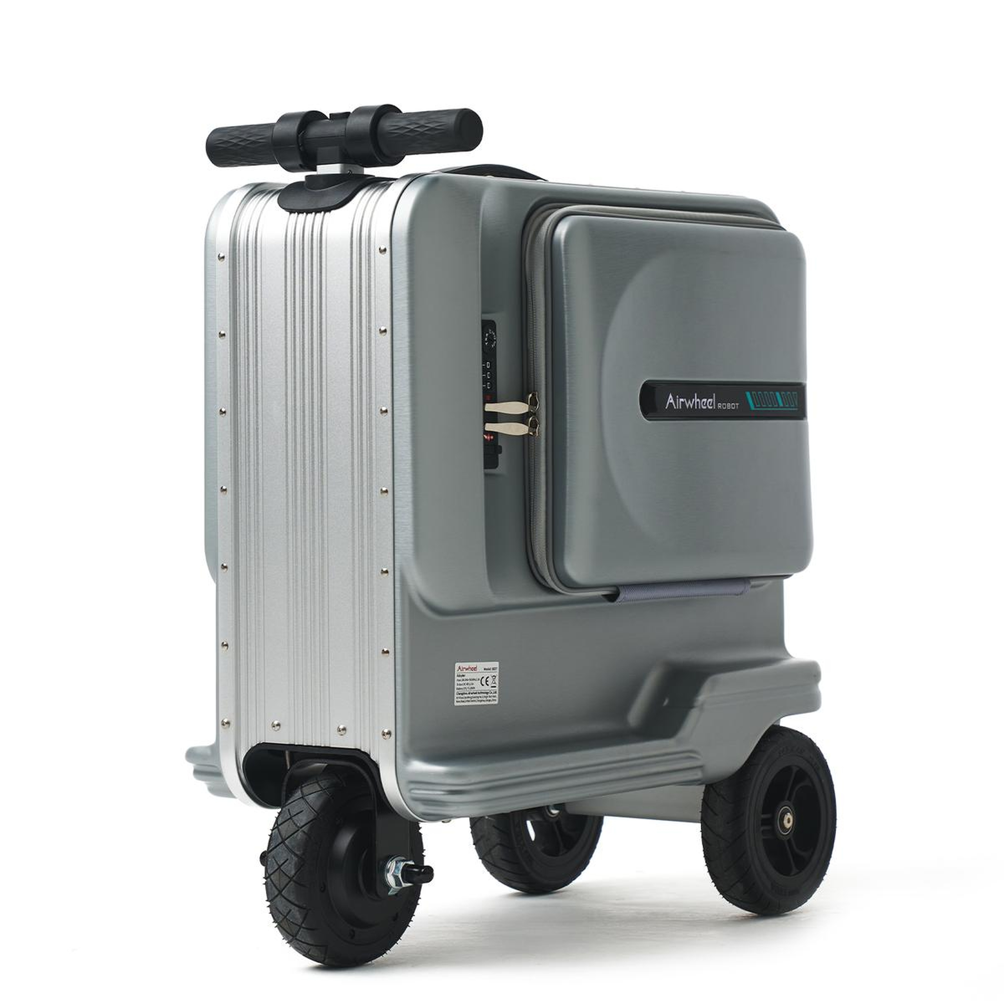 SE3T Elektrikli Binilebilir Scooter Valiz - Gri