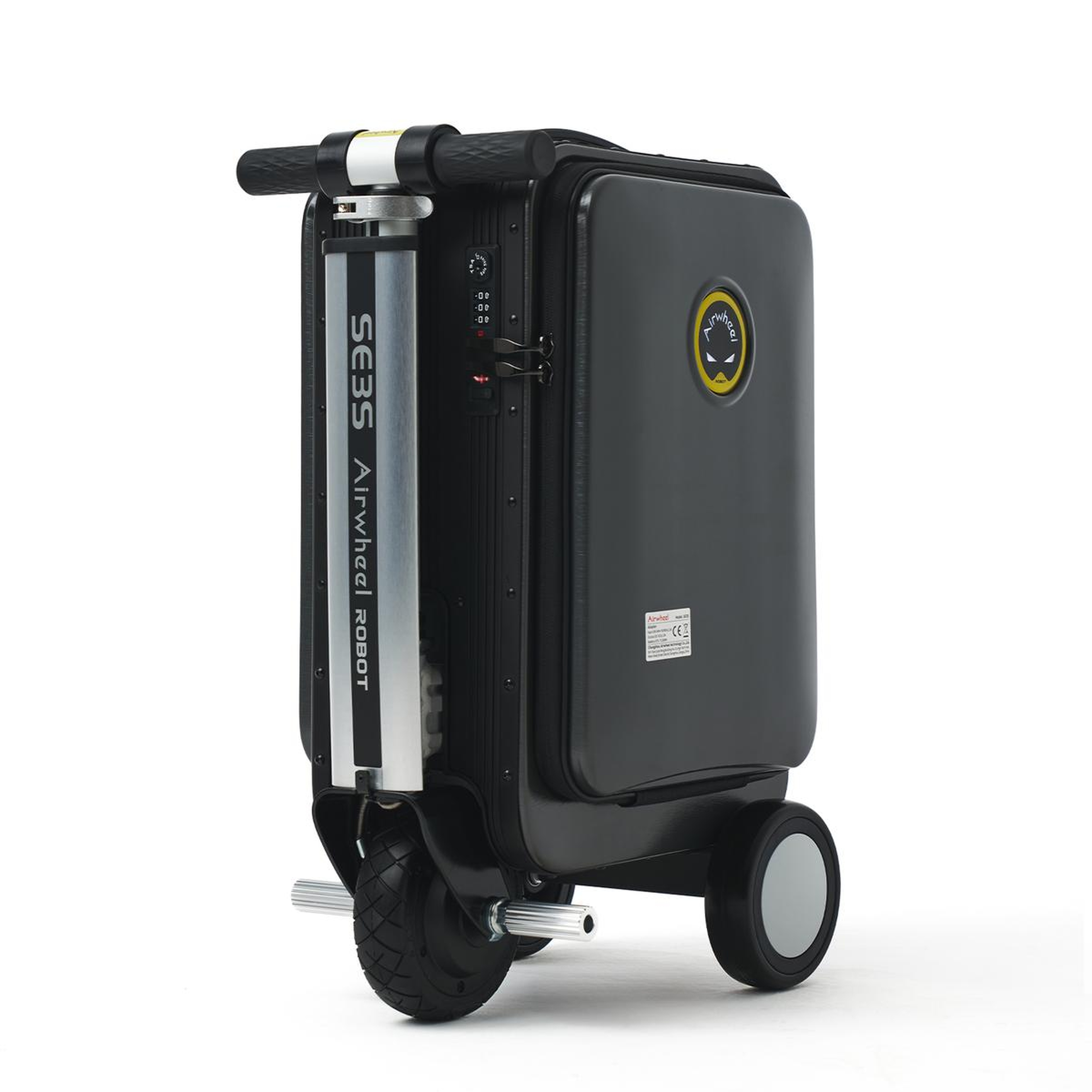 SE3S Elektrikli Binilebilir Scooter Valiz - Siyah