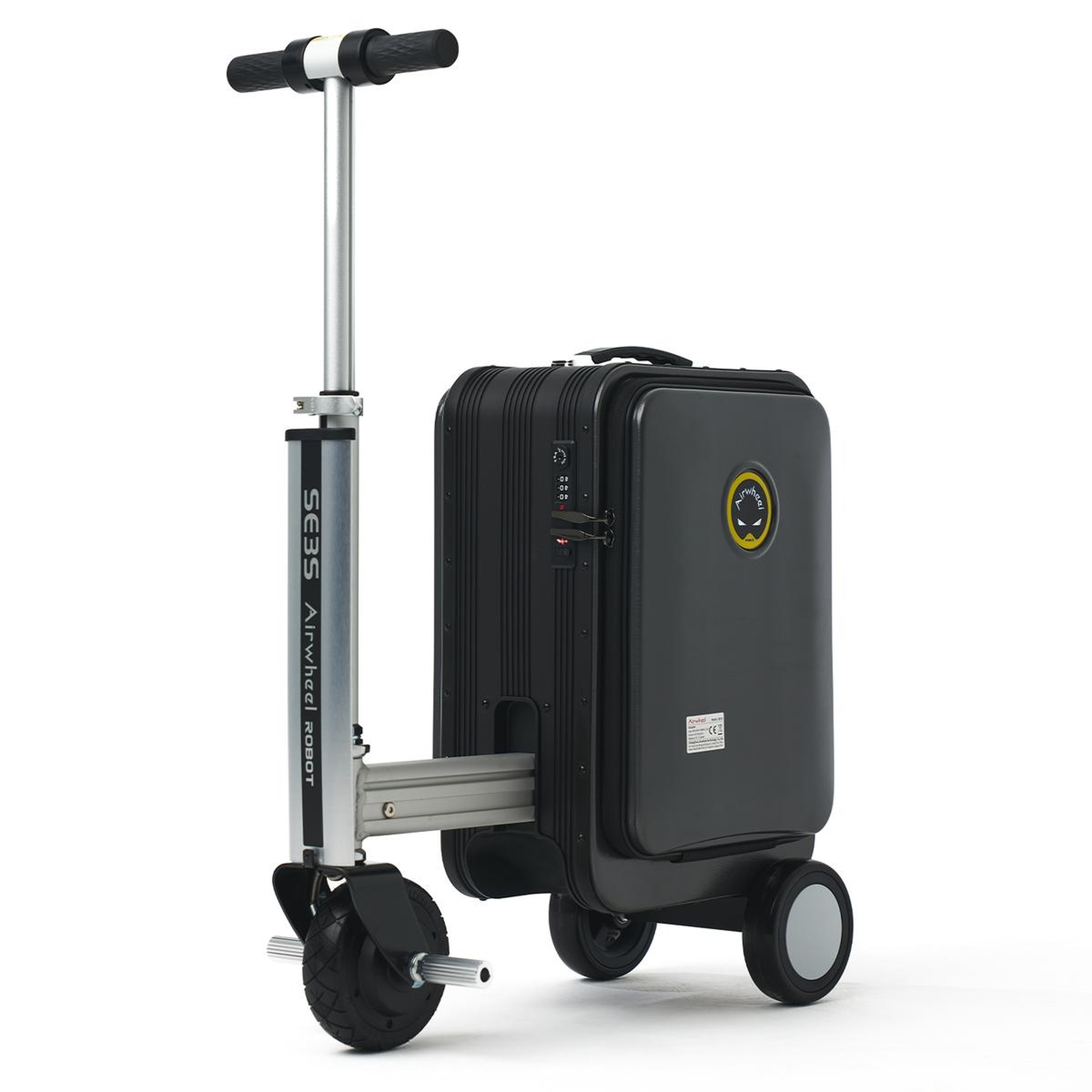 SE3S Elektrikli Binilebilir Scooter Valiz - Siyah