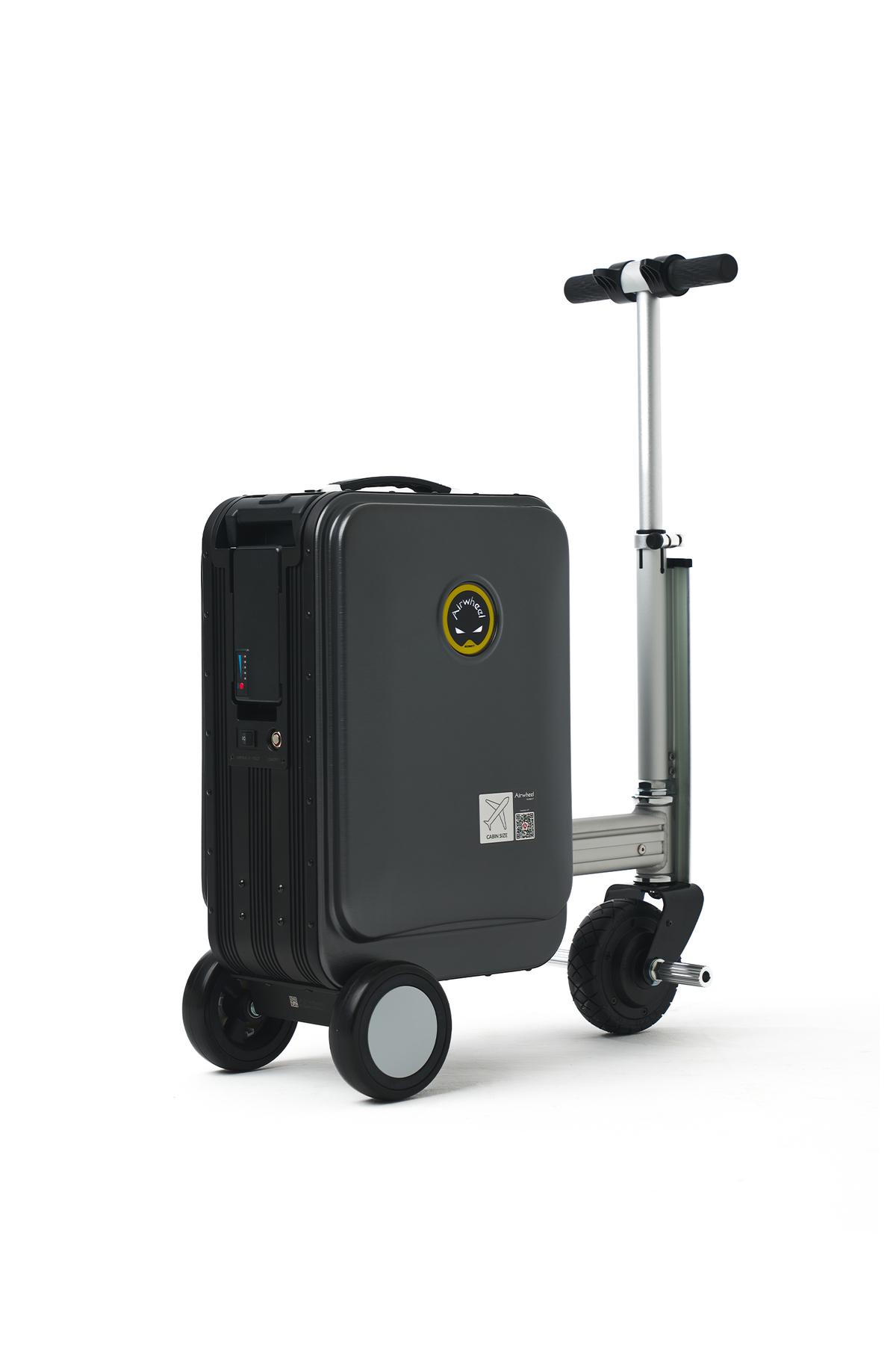 SE3S Elektrikli Binilebilir Scooter Valiz - Siyah