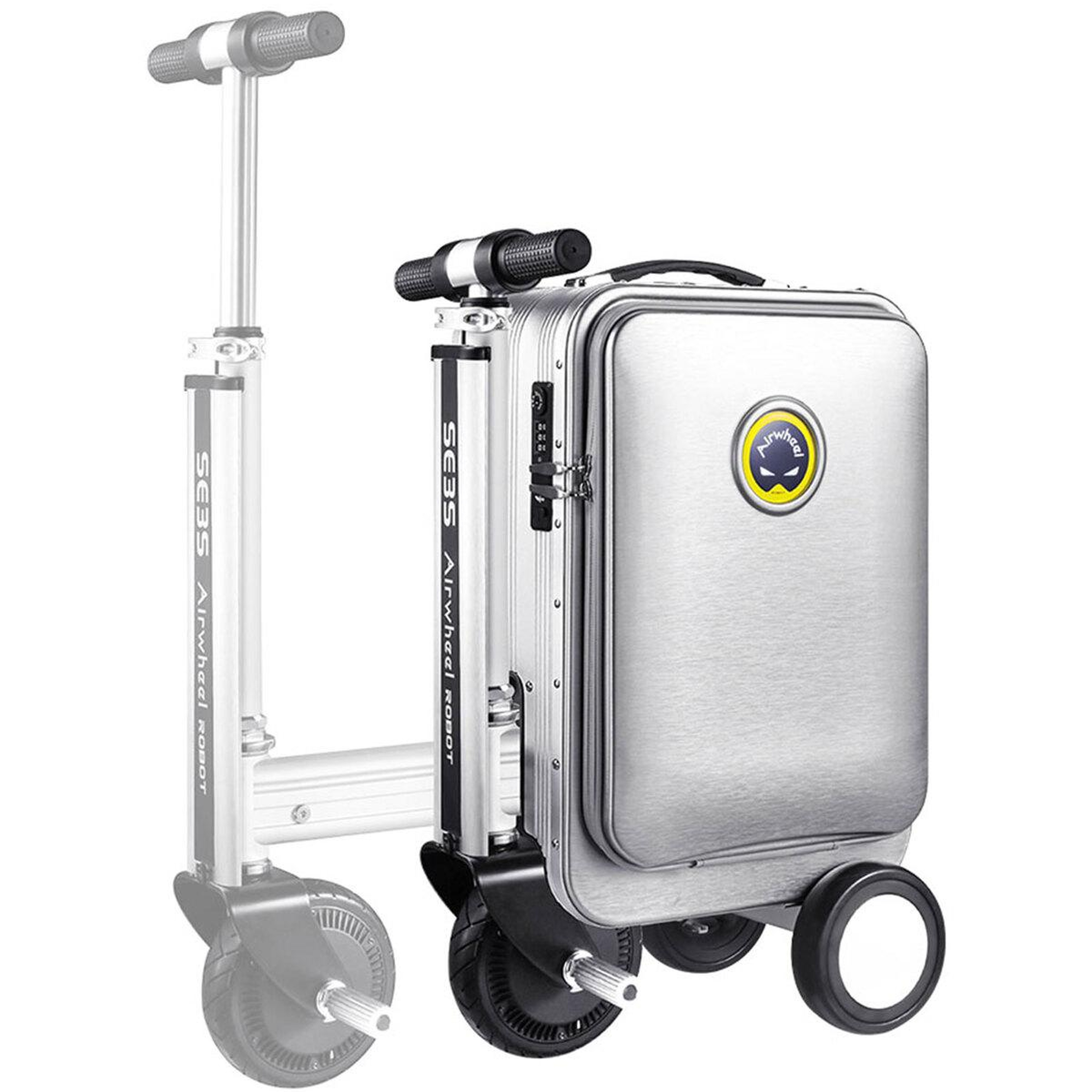 SE3S Elektrikli Binilebilir Scooter Valiz - Gri