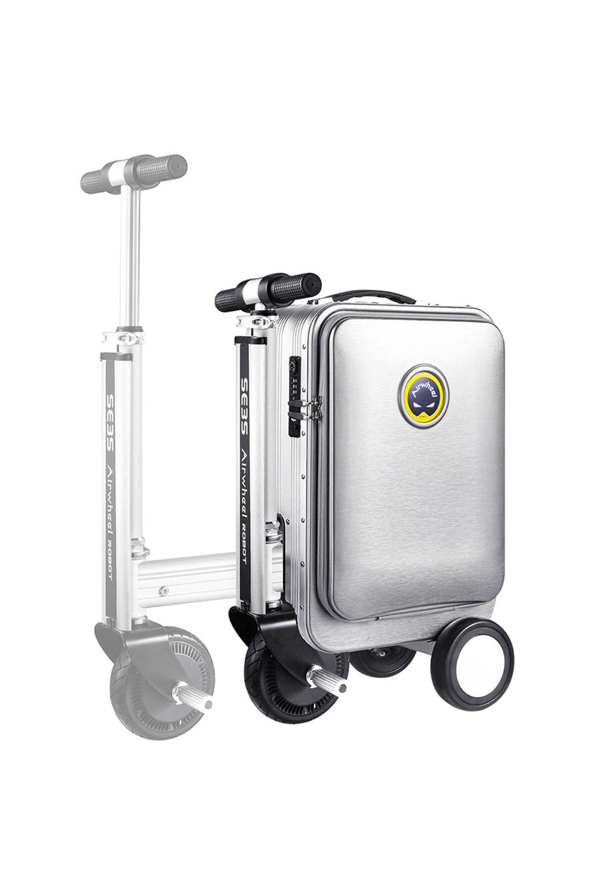 SE3S Elektrikli Binilebilir Scooter Valiz - Gri